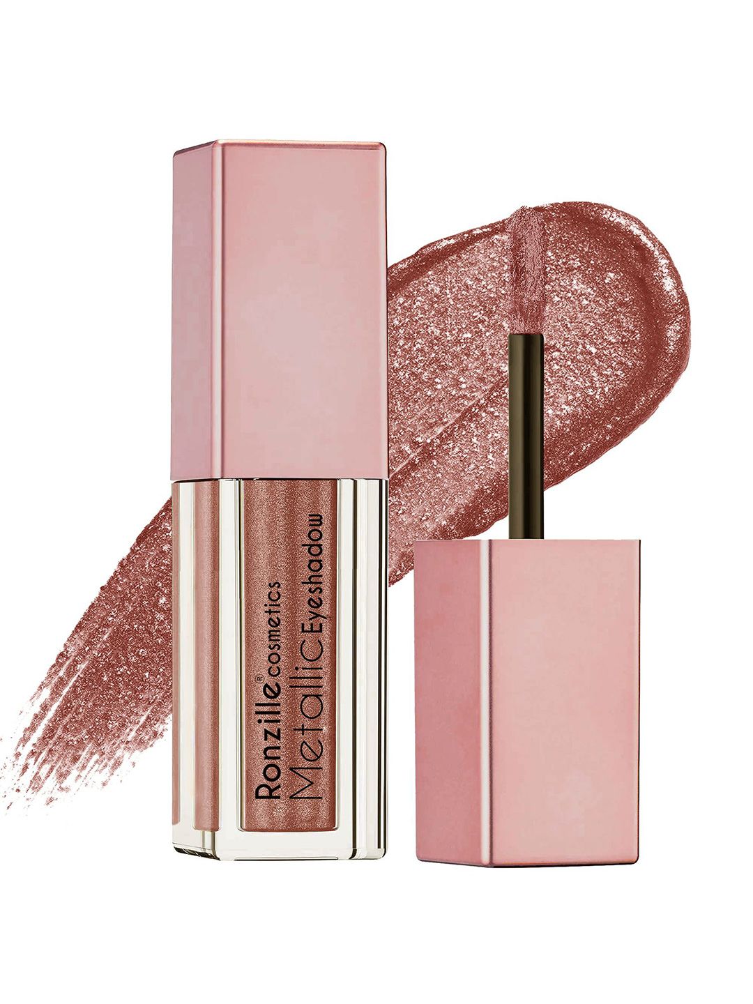 Ronzille Metallic Glitter Liquid Eyeshadow - 5 ml-Rose Gold-05-image-37