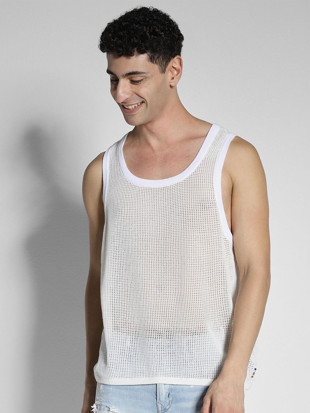 AMERICAN EAGLE OUTFITTERS Self Design Innerwear Vests-picture-36