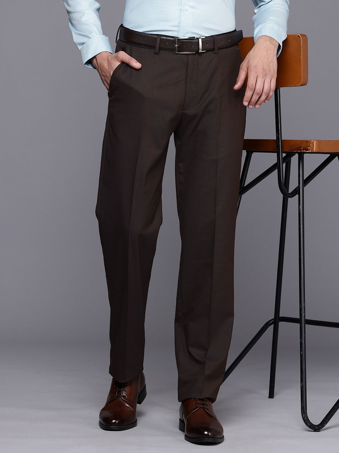 Louis Philippe Men Formal Trousers-image-26