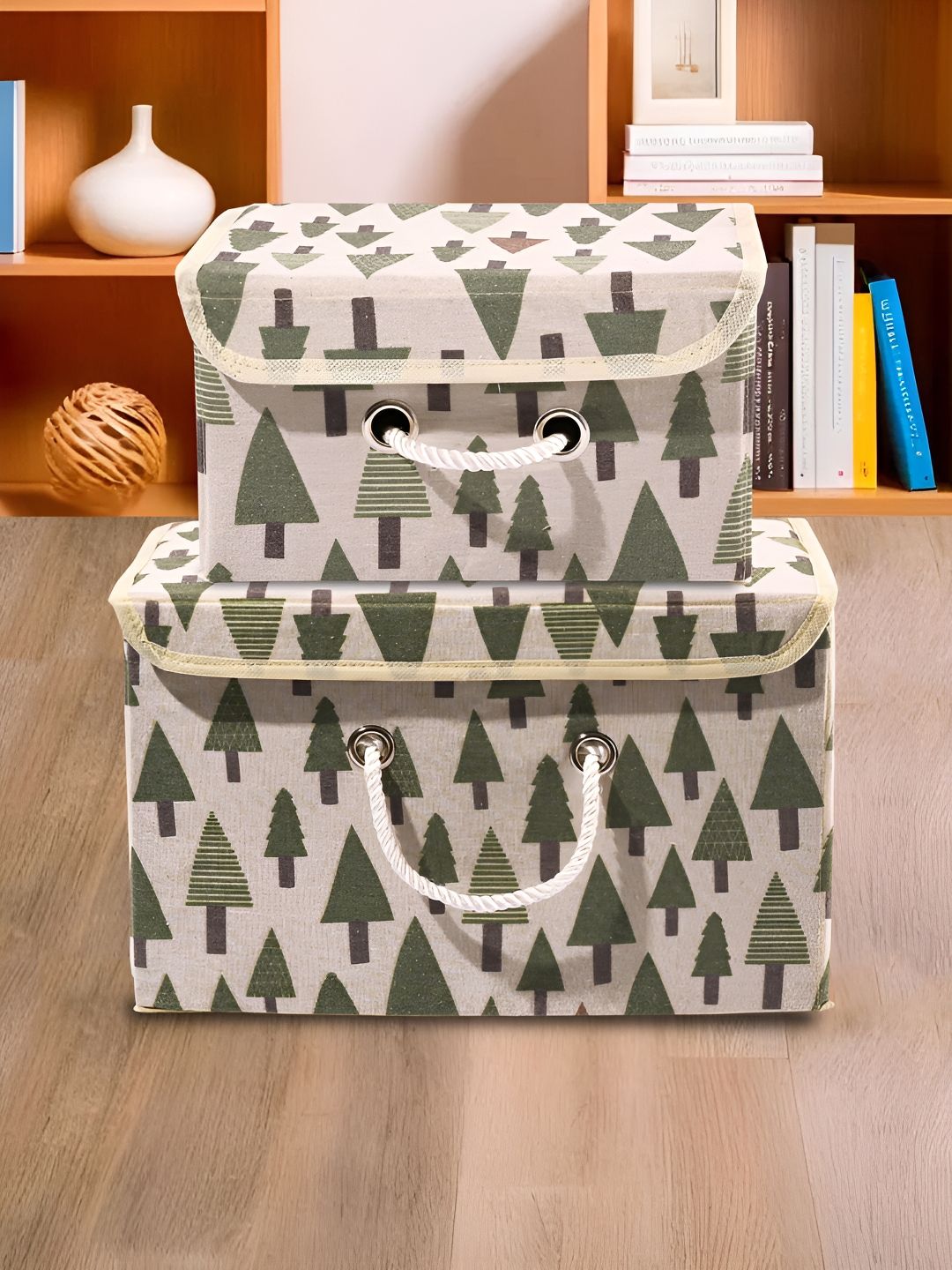 Kuber Industries Cream-Coloured Set of 2 Regular Drawer Organiser Organisers-picture-28