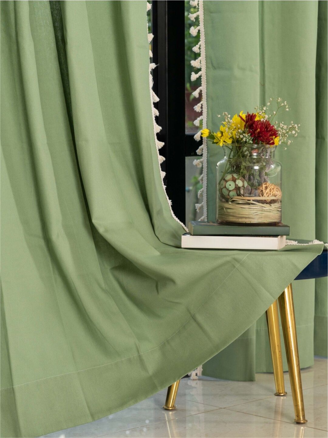 URBAN SPACE Green Door Curtain-image-24