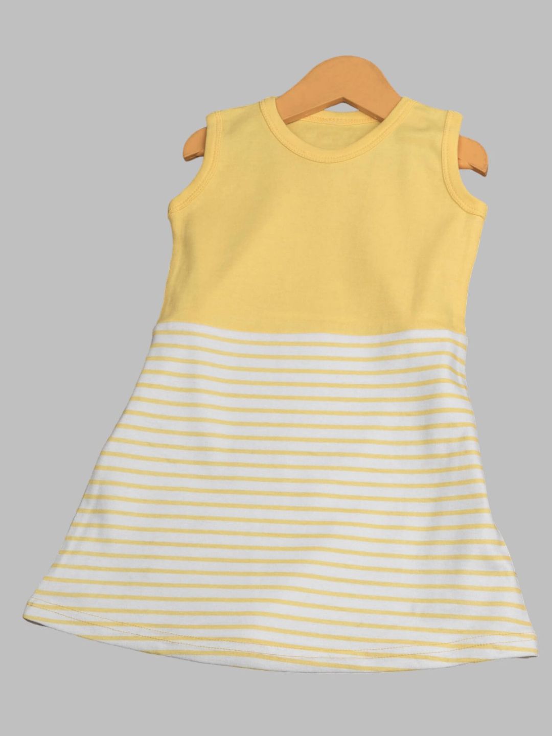 BAESD Girls Striped Sleeveless Cotton A-Line Dress-image-16