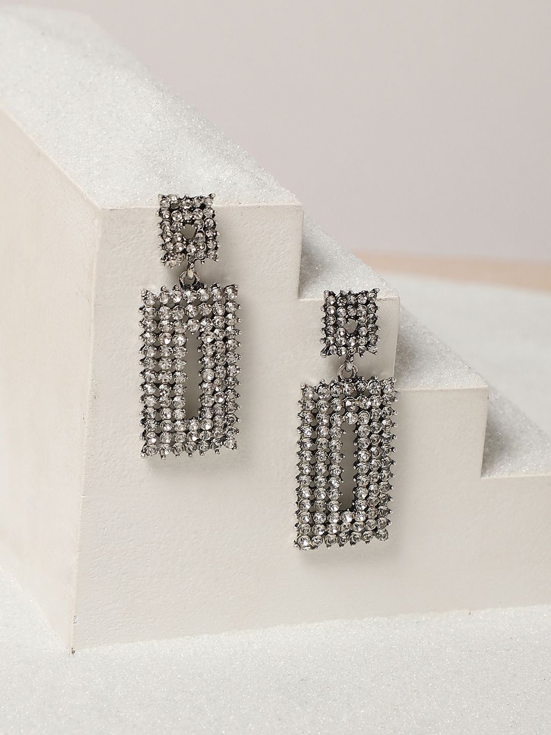 SOHI Contemporary Jhumkas Earrings-image-29