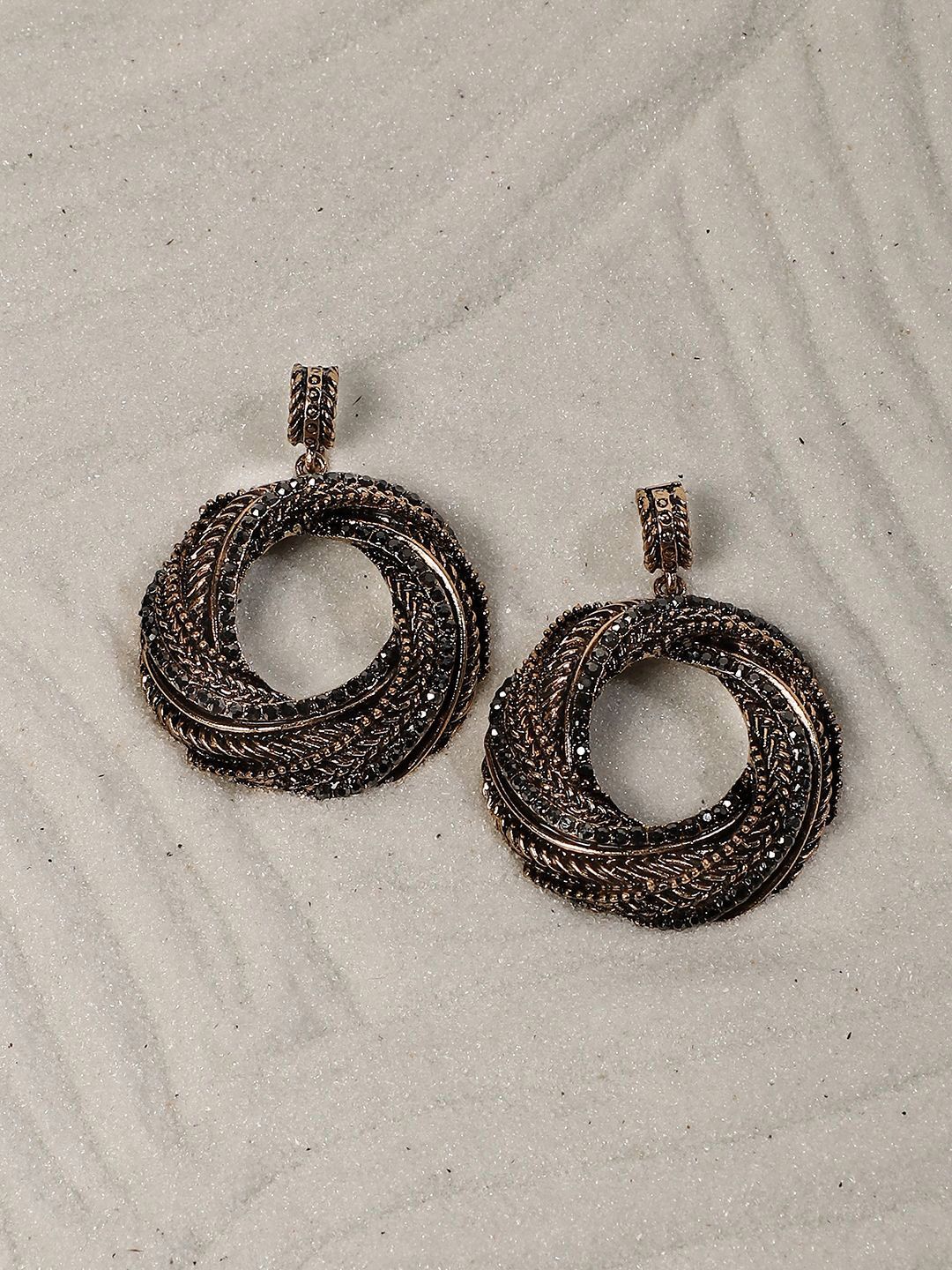 SOHI Contemporary Drop Earrings-image-5