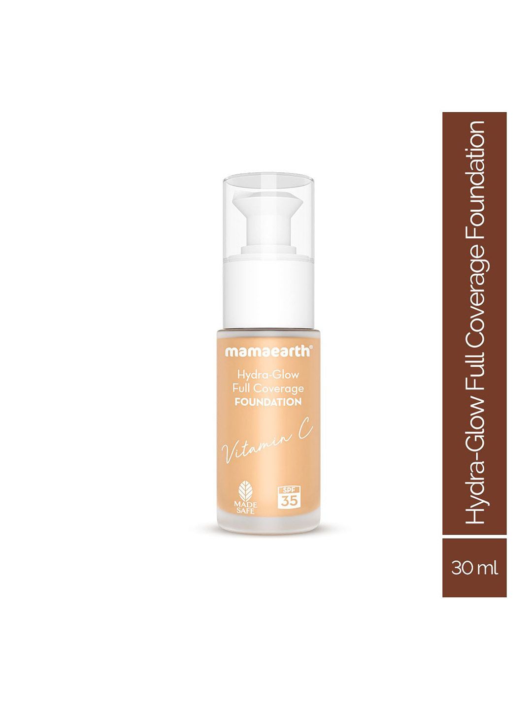 Mamaearth Hydra-Glow Full Coverage Foundation with Vitamin C 30ml - Crme Glow 02-picture-27