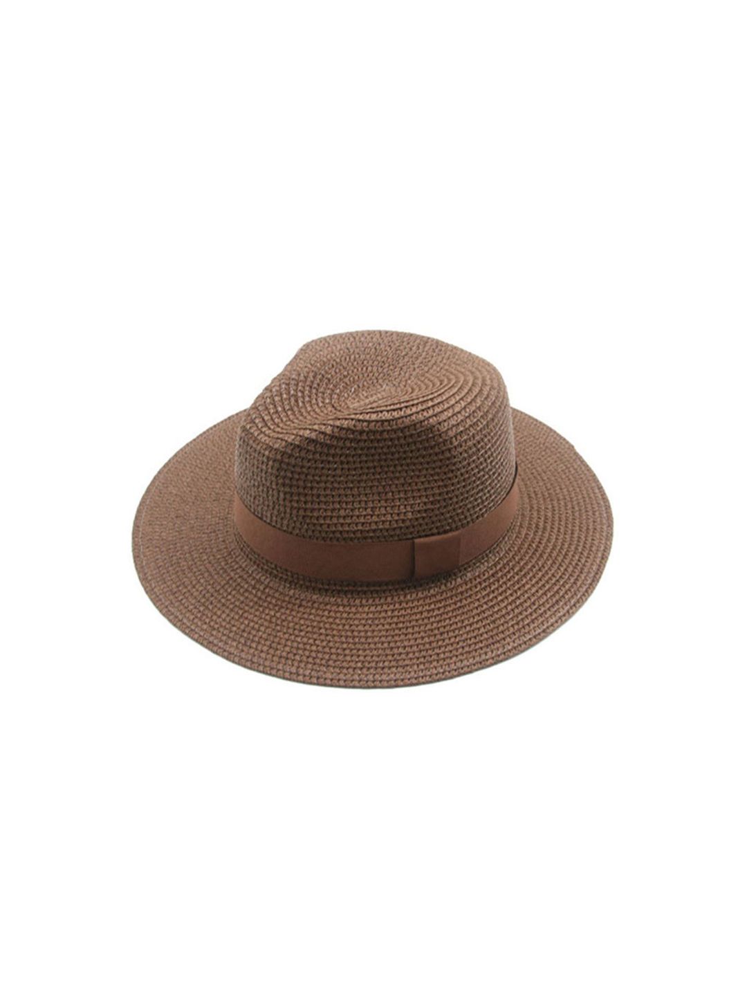 The Tie Hub Men Brown Solid Straw Hat-picture-38