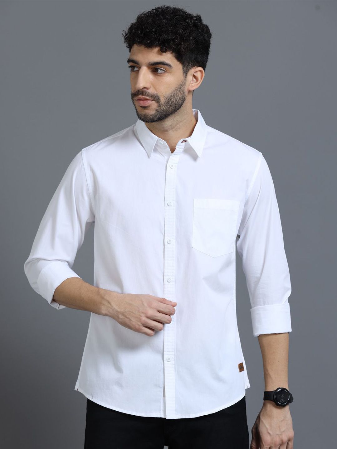 The Roadster Lifestyle Co Pure Cotton Casual Shirts