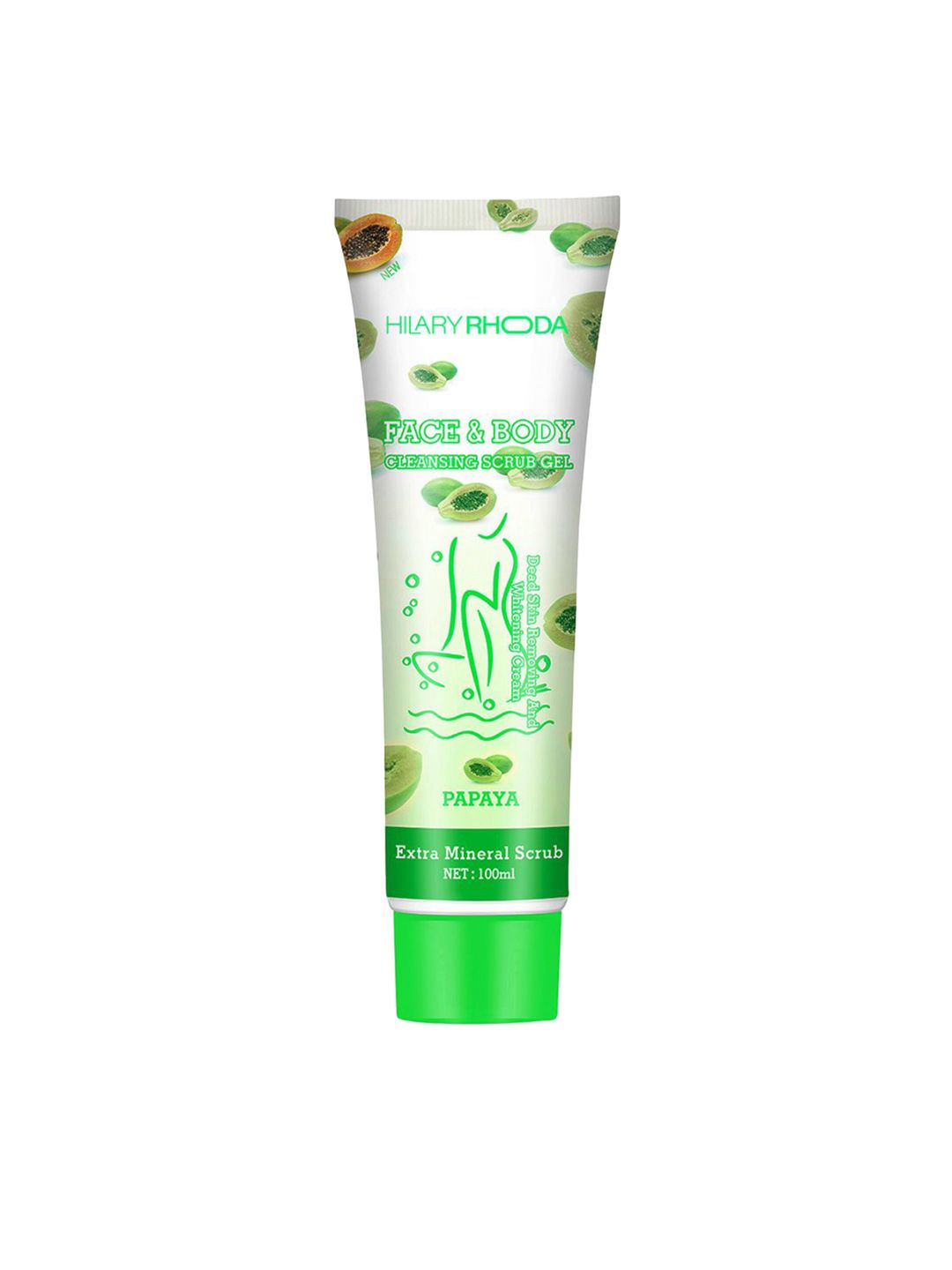 Hilary Rhoda Face & Body Cleansing Scrub Gel With Papaya - 100ml-picture-11