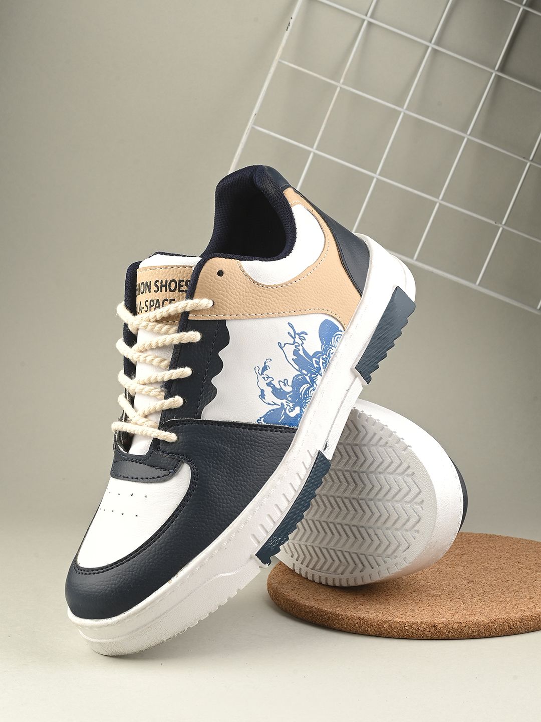 Layasa Men Colourblocked Suede Sneakers-picture-17
