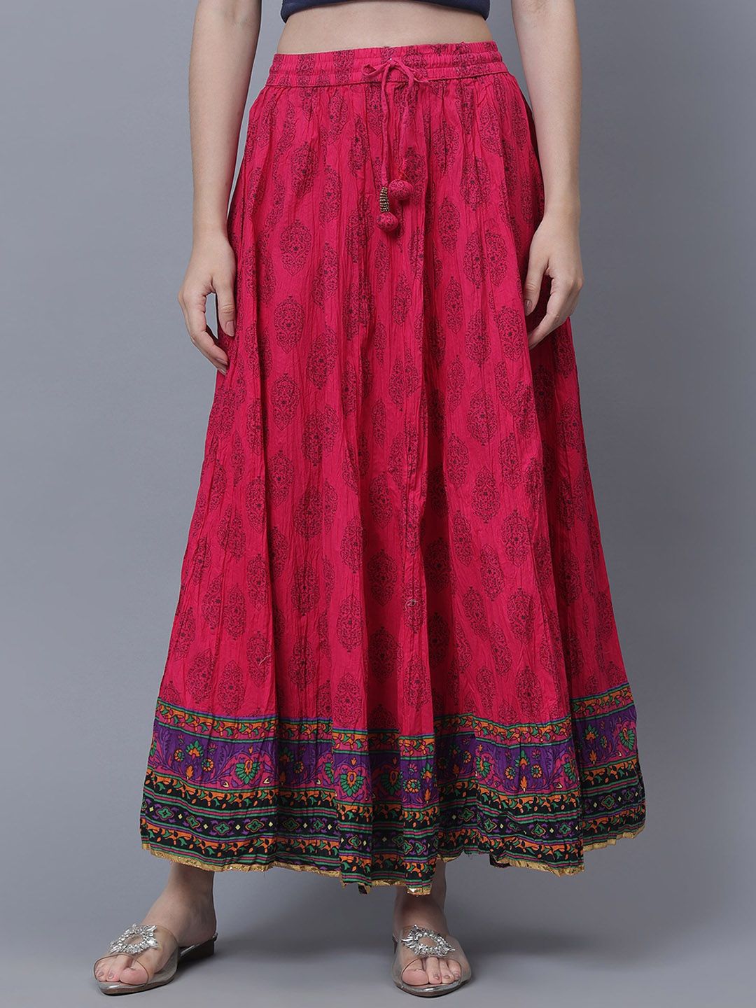 Cot'N Soft Printed Flared Maxi Skirt-picture-39