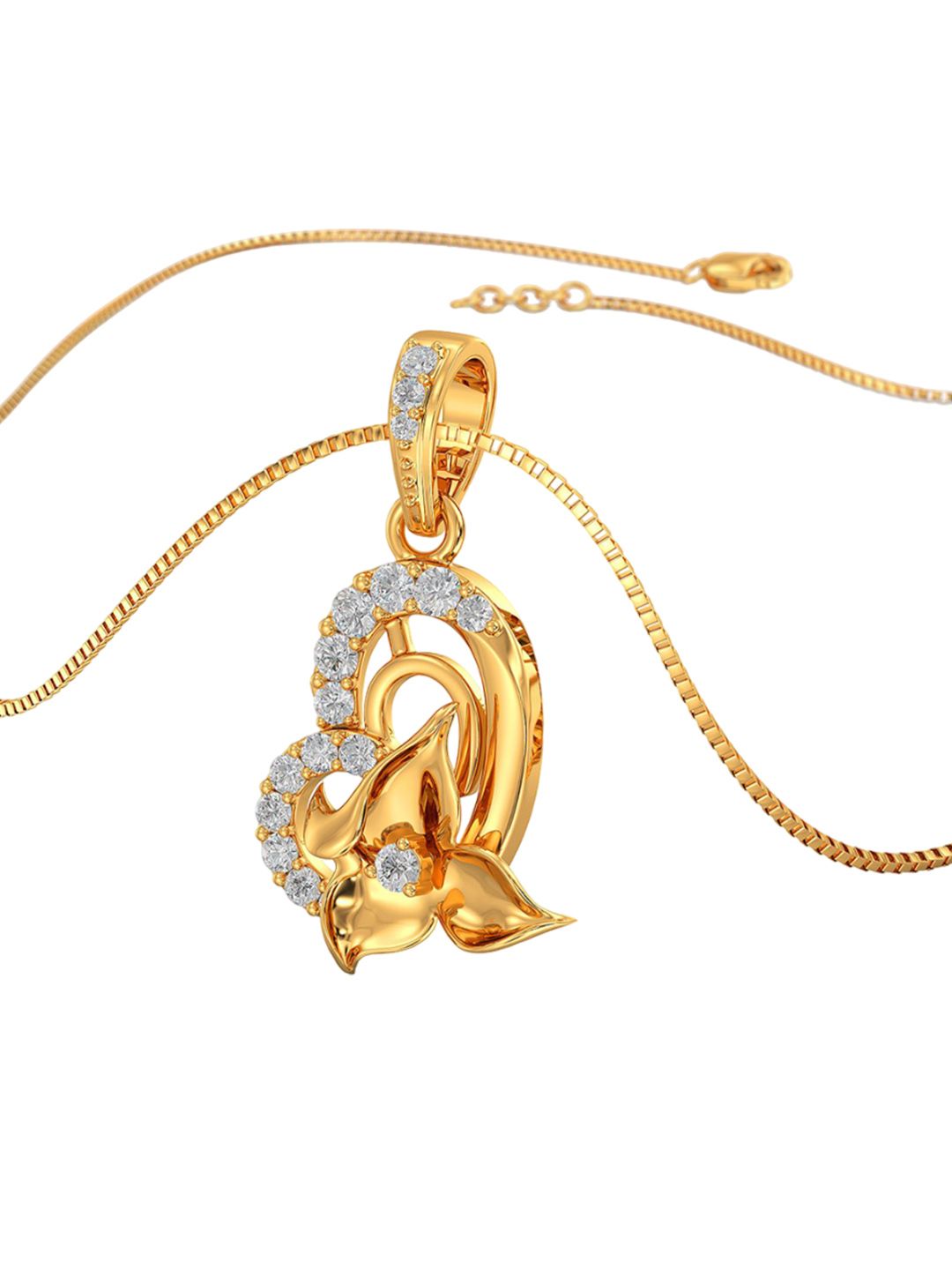Joyalukkas Girls 22 KT Pendant Gold-2.37gm-image-0