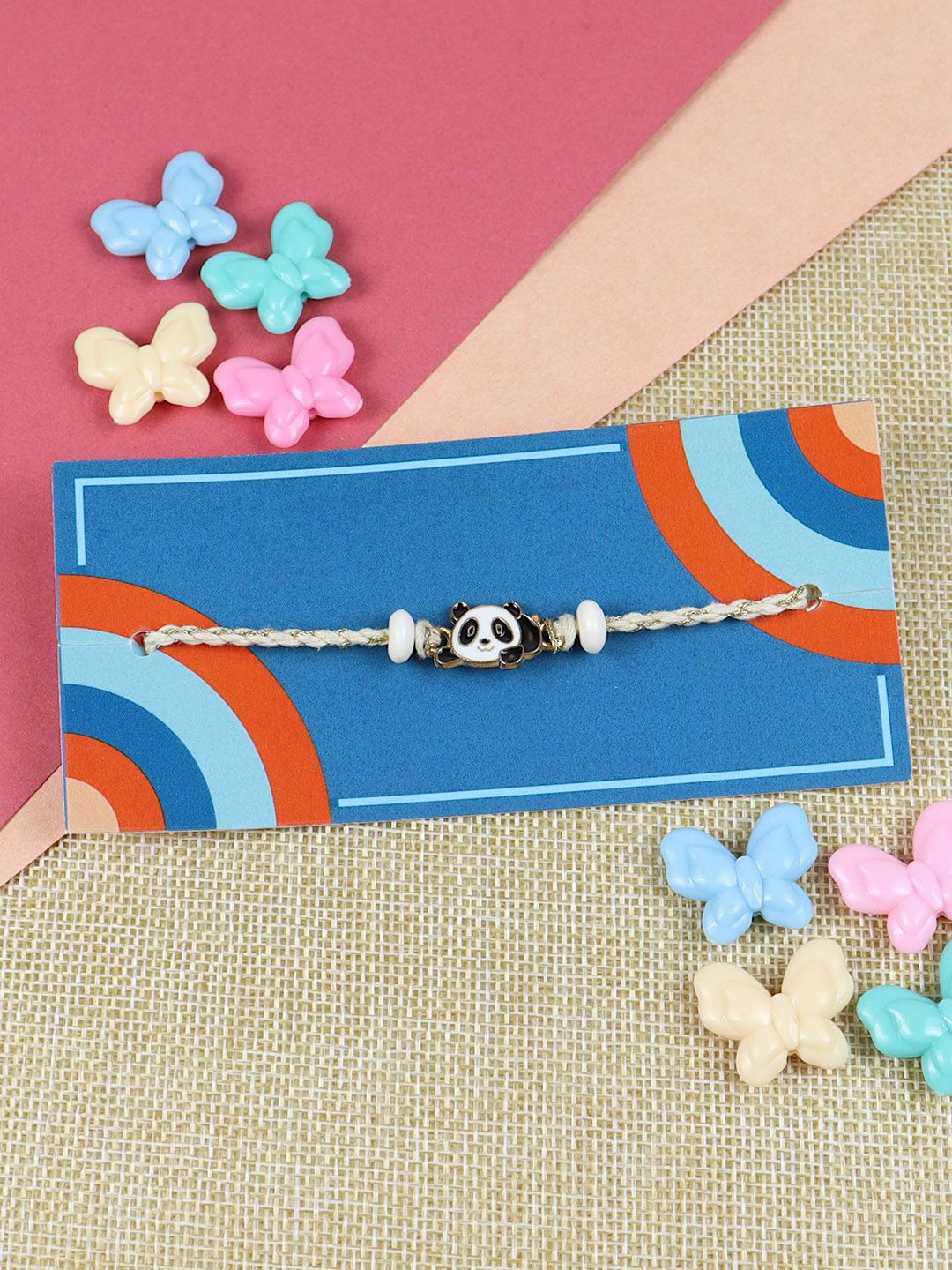 Asthetika Panda Bracelet Rakhi With Roli Chawal-picture-31