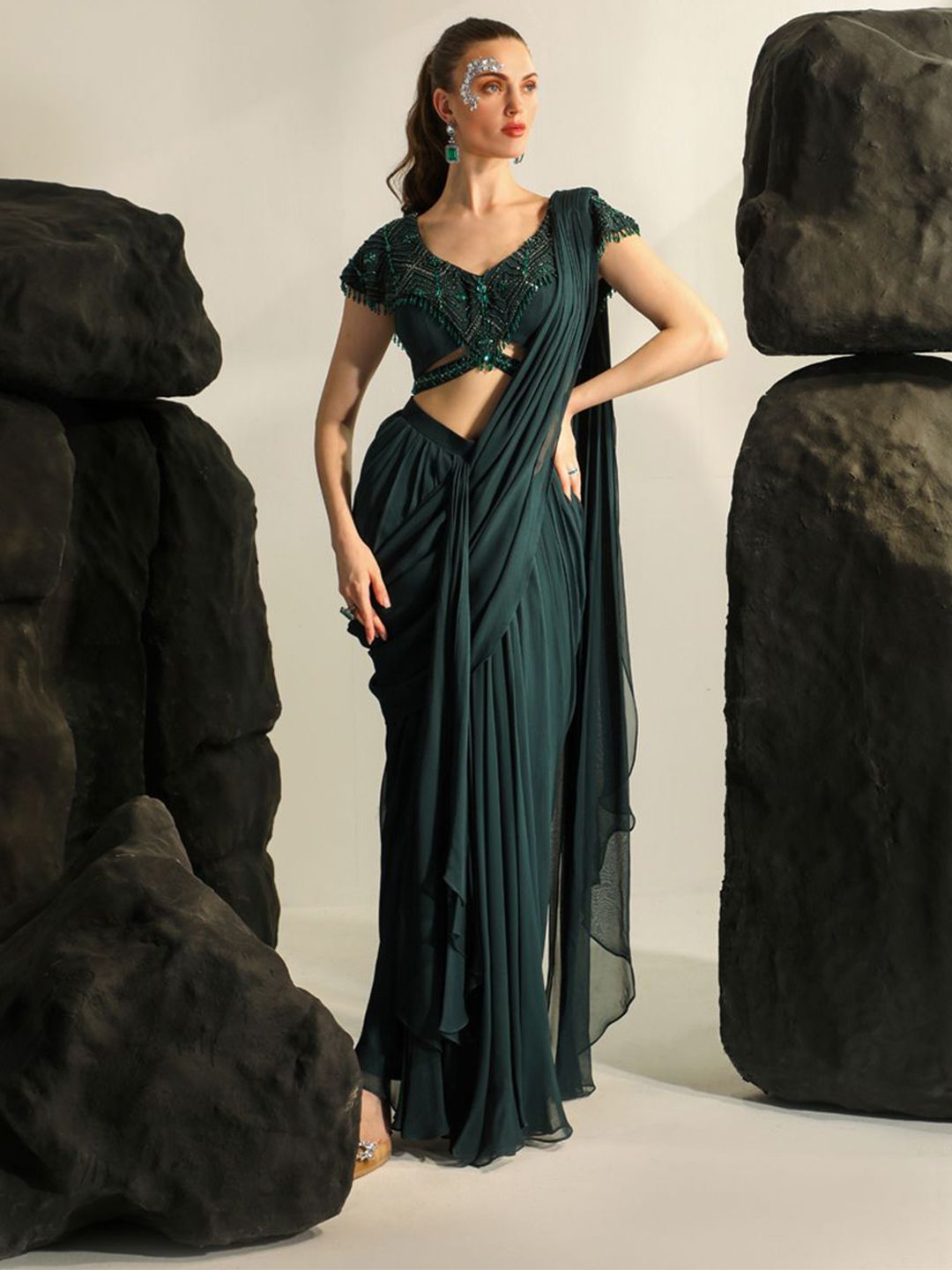 Jade by Ashima Pure Crepe Saree-picture-11