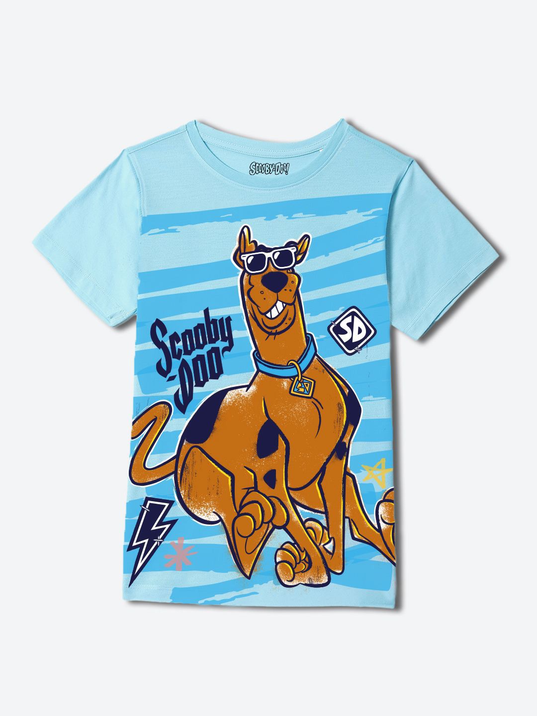 YK Warner Bros Boys Printed Raw Edge T-shirt-picture-38