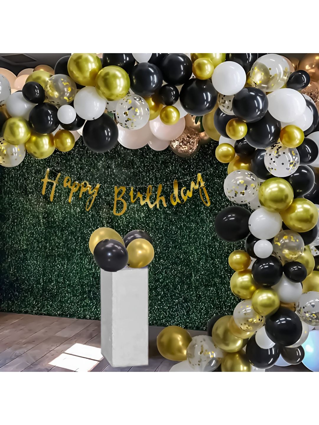 Special You 67 Pcs White & Black Balloons Birthday Decor-picture-20