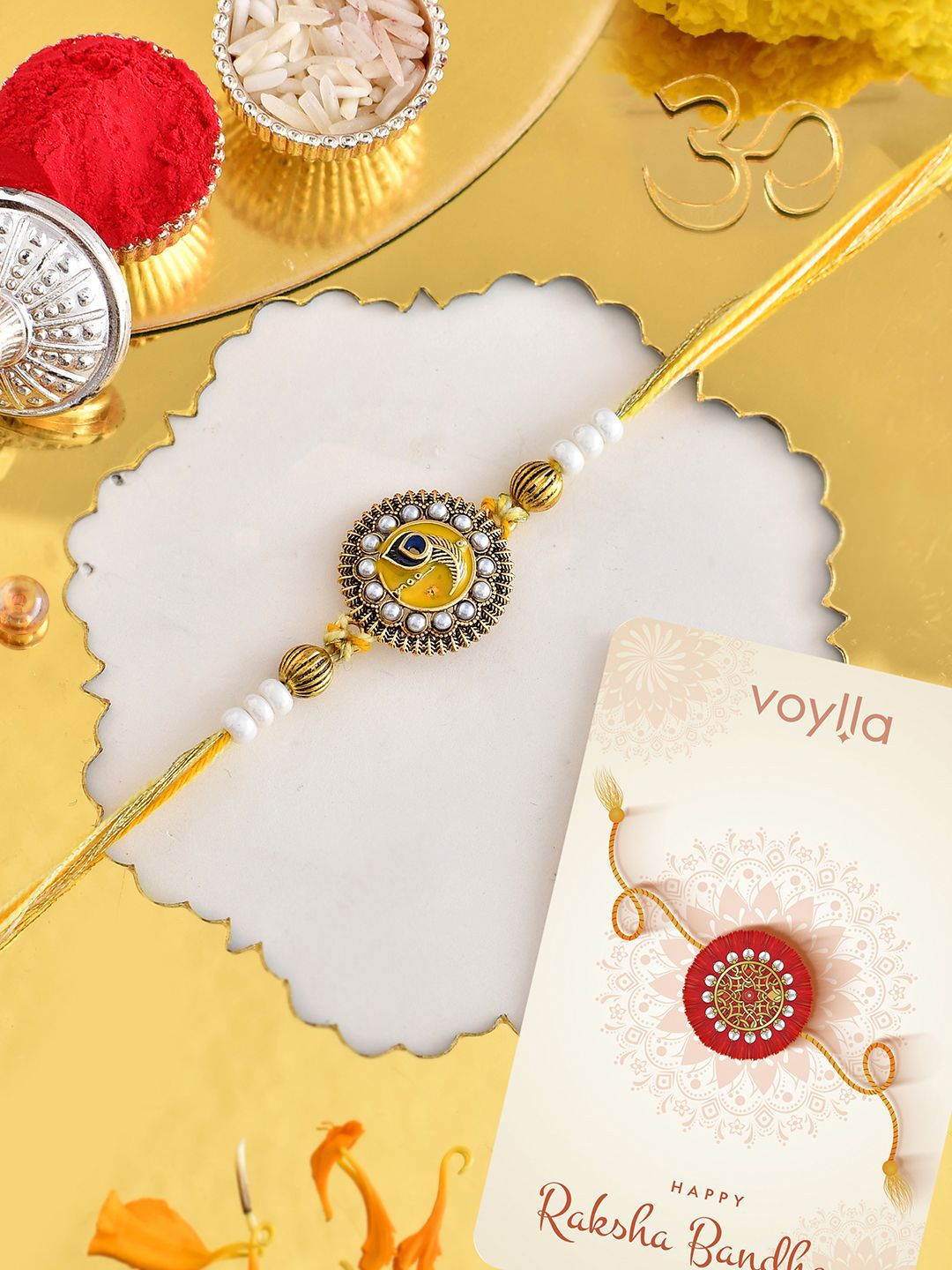 Voylla Stone-Studded Rakhi-picture-45