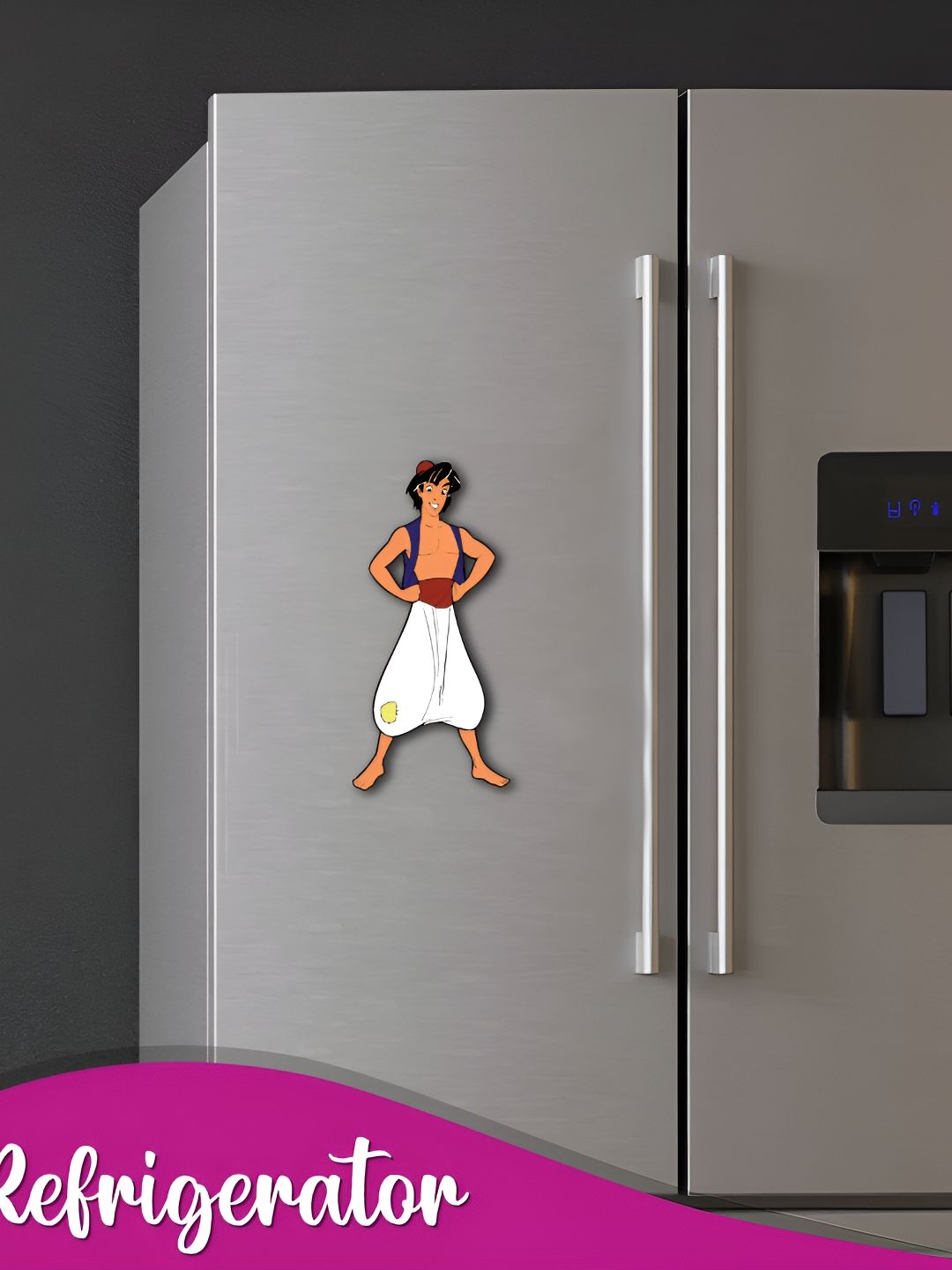 Bhai Please White Printed Wooden Decorative Fridge Magnets-picture-13