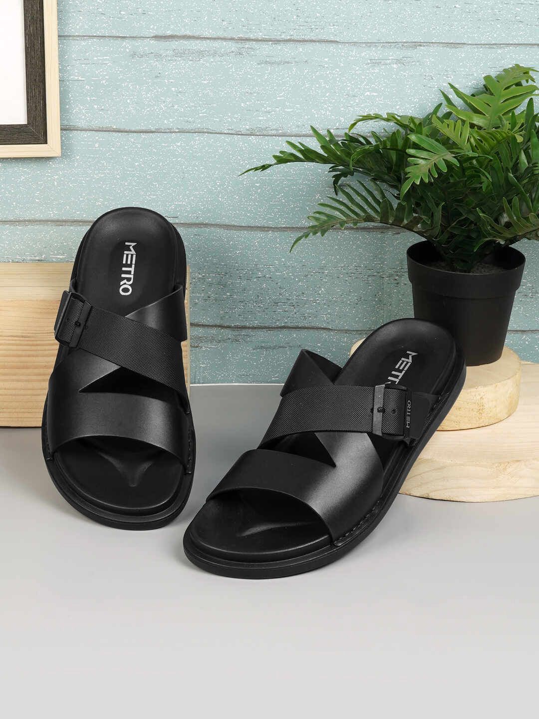 Metro Men Leather Comfort Sandals-picture-37