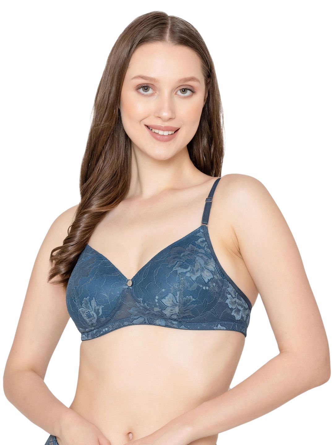 B'ZAR Floral Full Coverage Lightly Padded All Day Comfort Bra
