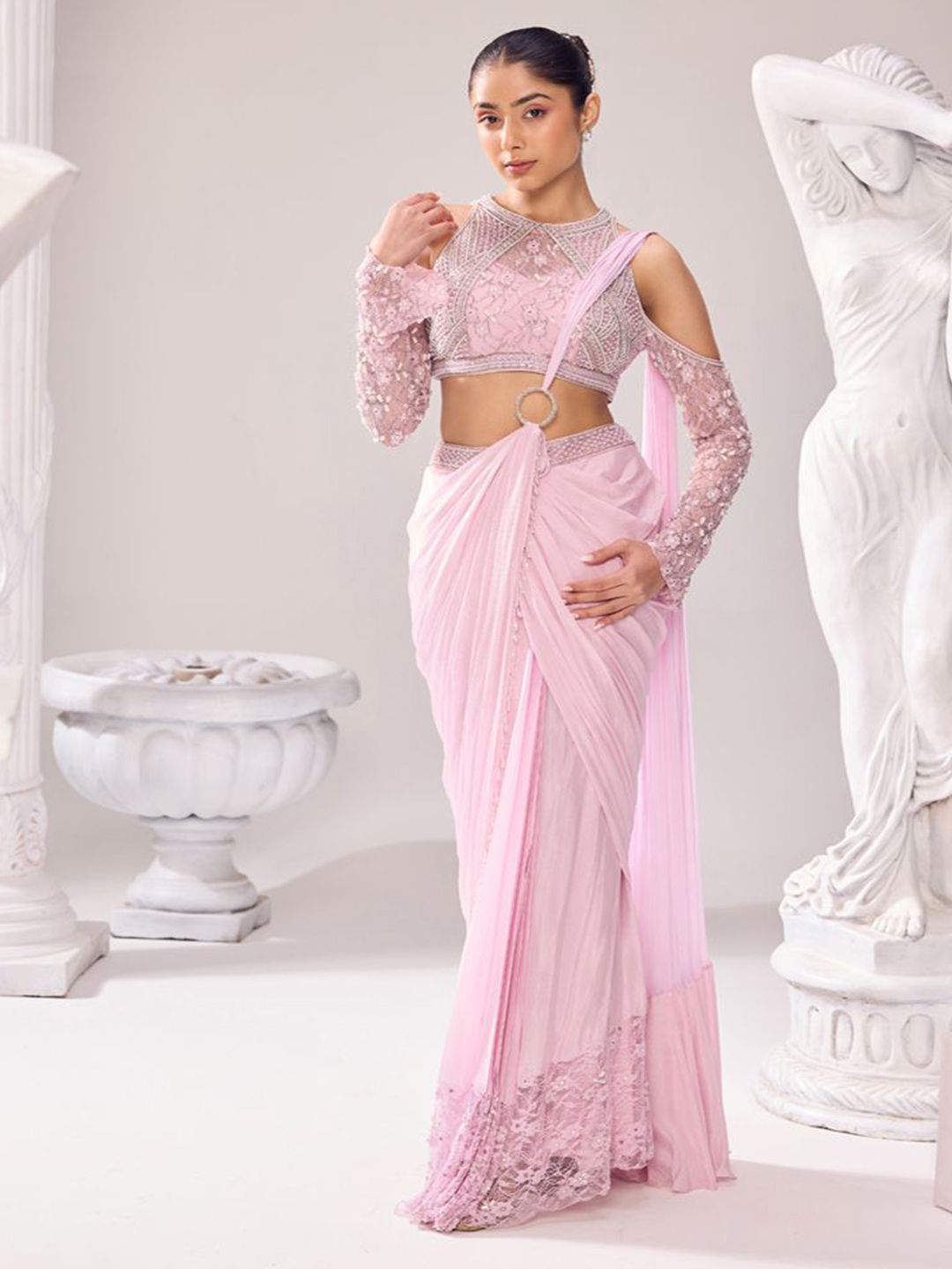 Jade by Ashima Beads and Stones Saree-image-4