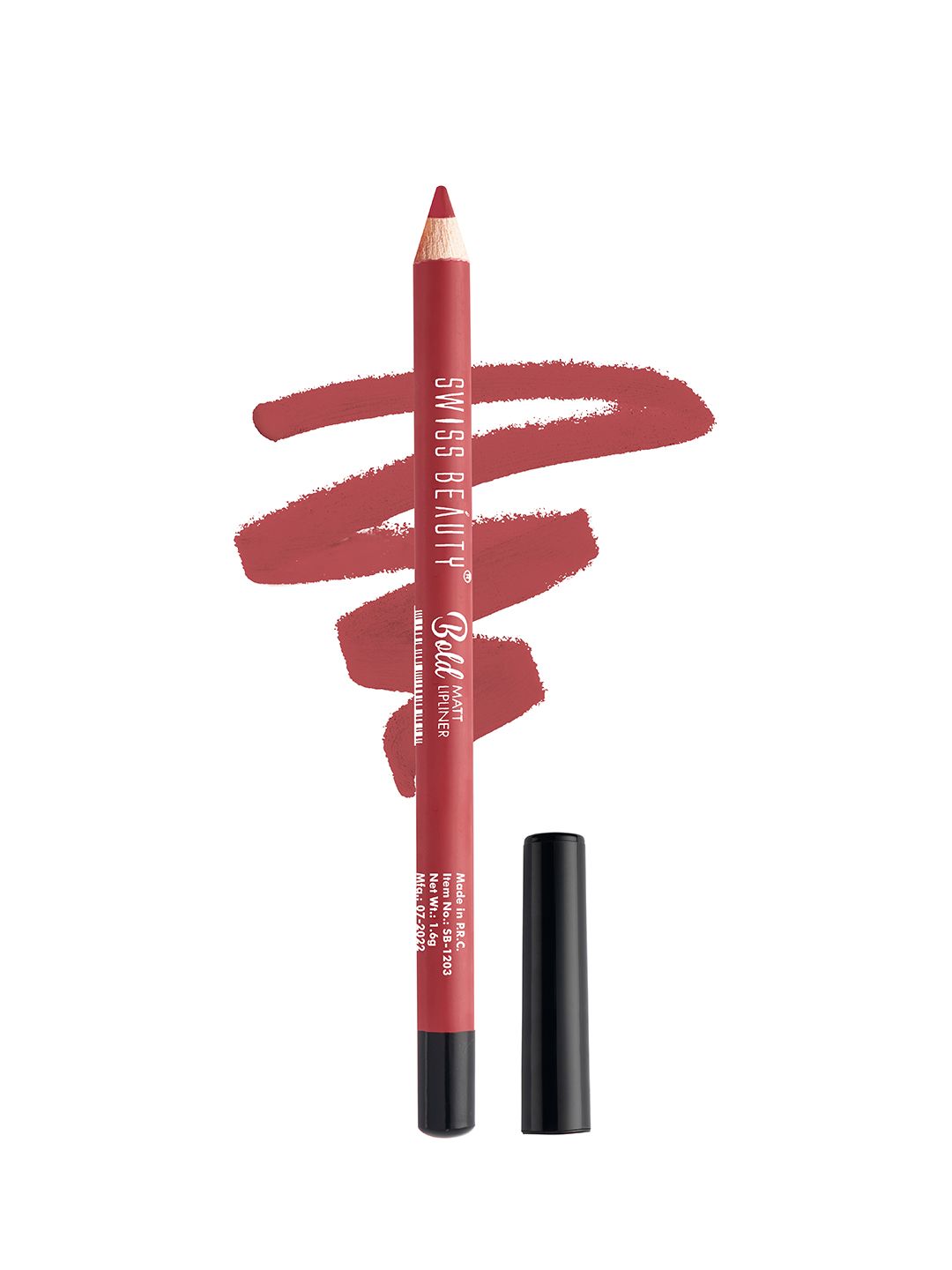 SWISS BEAUTY Bold Matt Long Lasting Matte Finish Lip Liner Pencil - Sandy Pink 13-picture-18