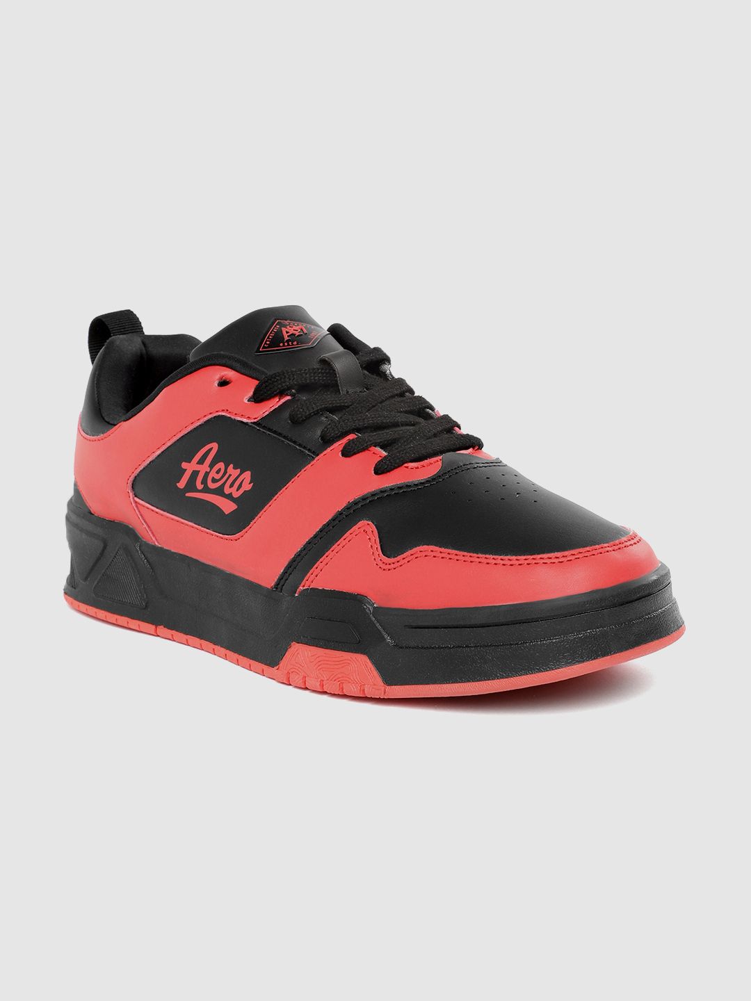 Aeropostale Men Colourblocked Sneakers with Perforated Detail-picture-24