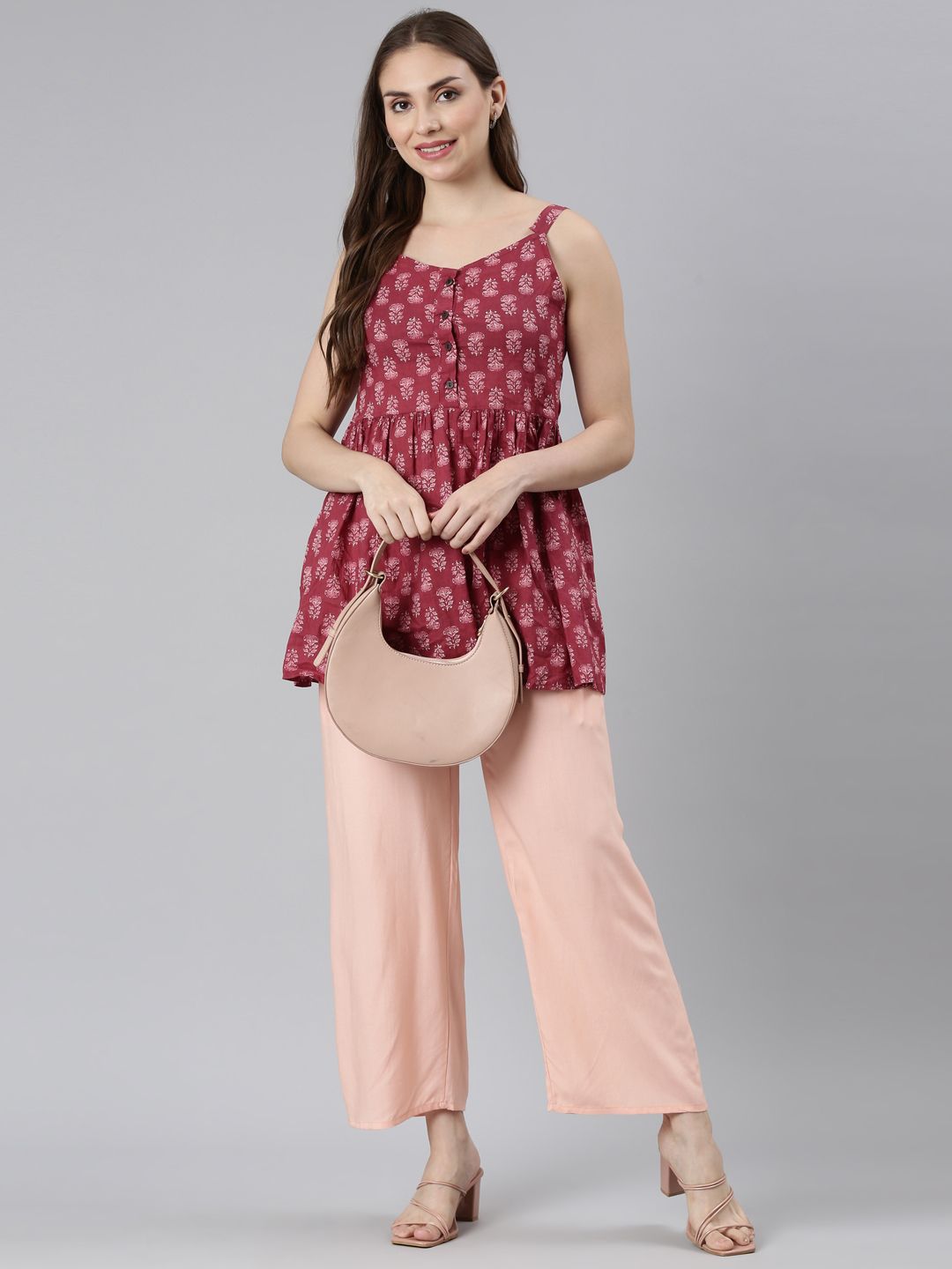 Souchii Women Straight Fit Ethnic Palazzos-picture-28