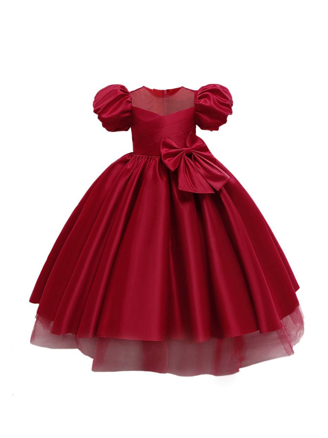 StyleCast x Revolte Puff Sleeve Gown Maxi Dress-picture-29