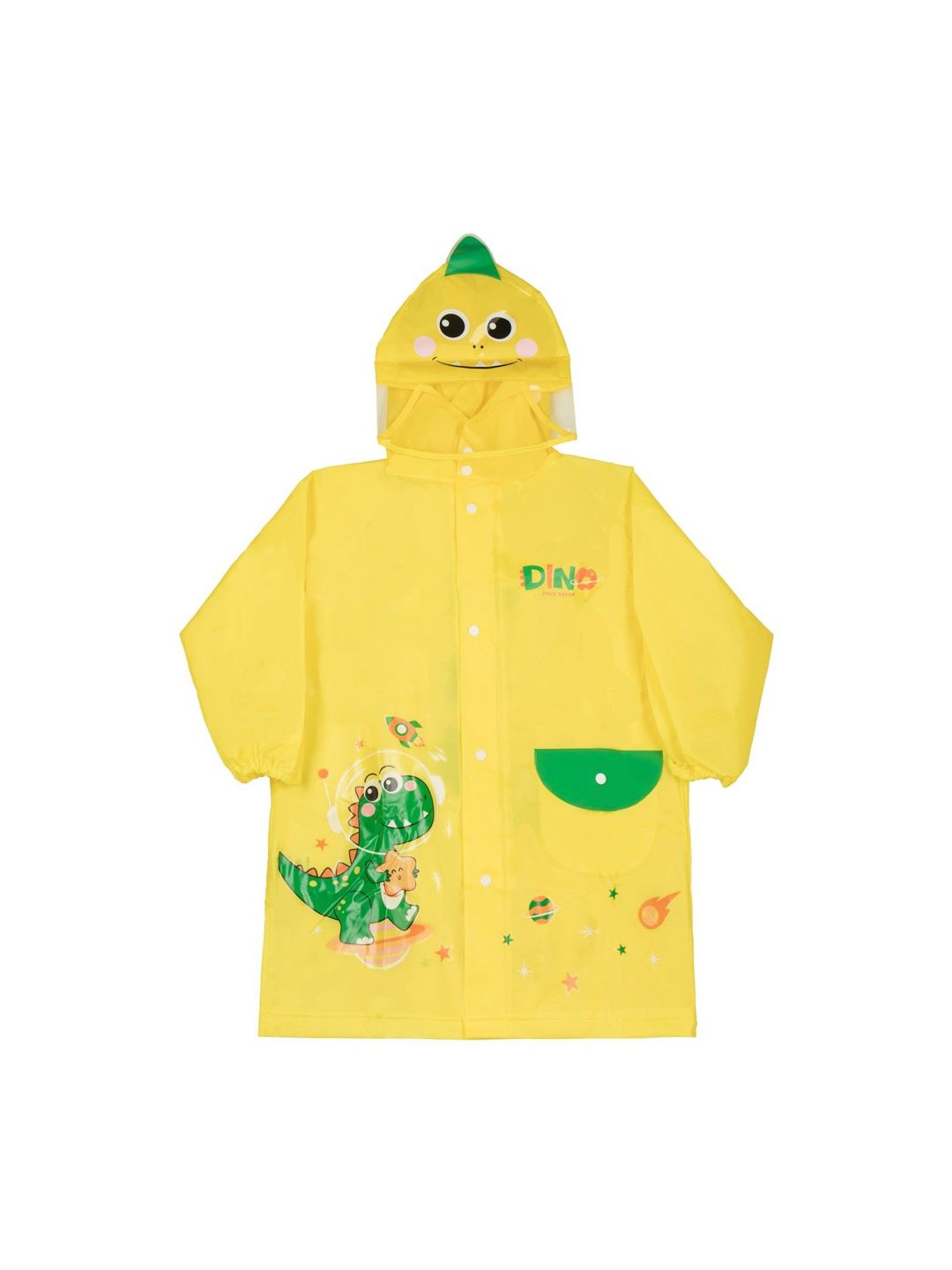 Yellow Bee Boys Printed Waterproof Rain Jacket-picture-21