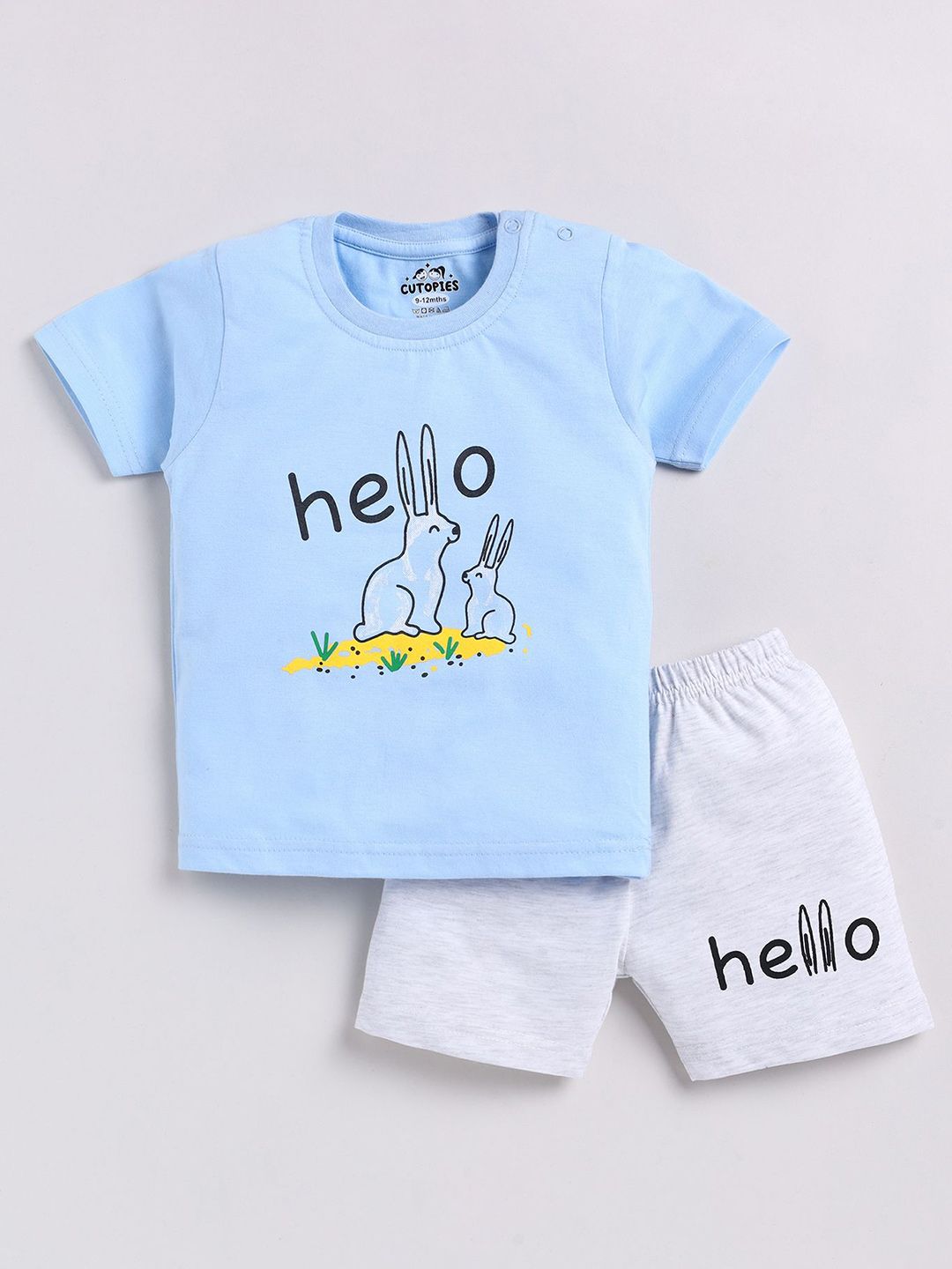 Cutopies Boys Printed T-shirt with Shorts-picture-34