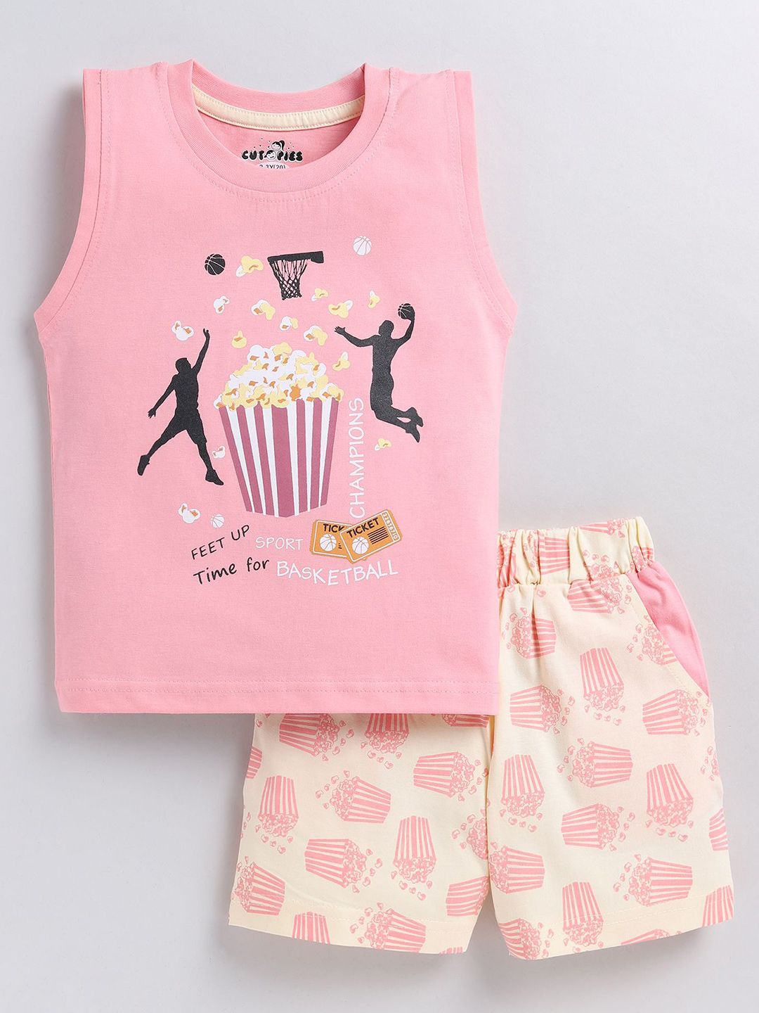 Cutopies Boys Printed T-shirt with Shorts-picture-30