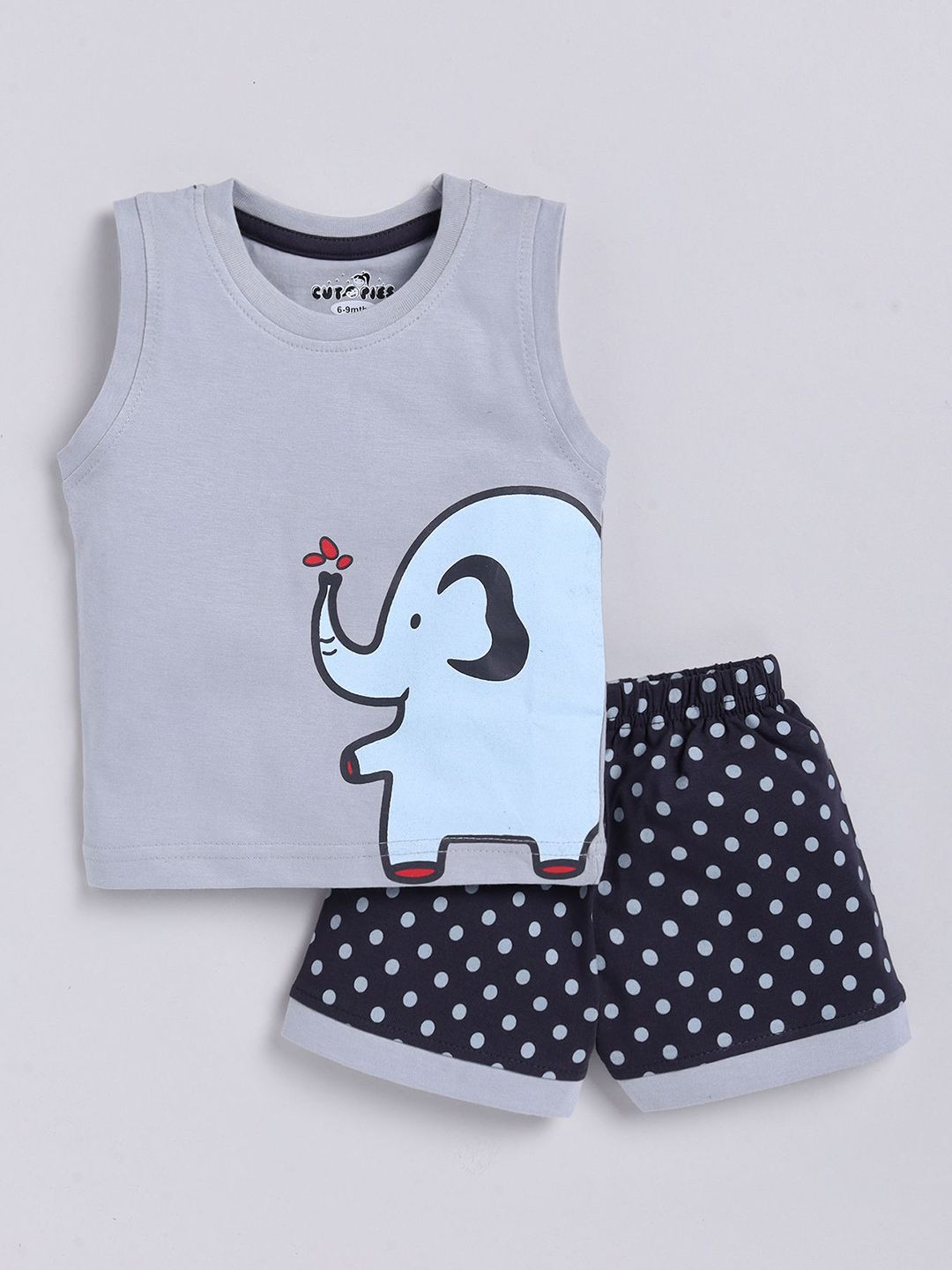 Cutopies Boys Printed T-shirt with Shorts-picture-25