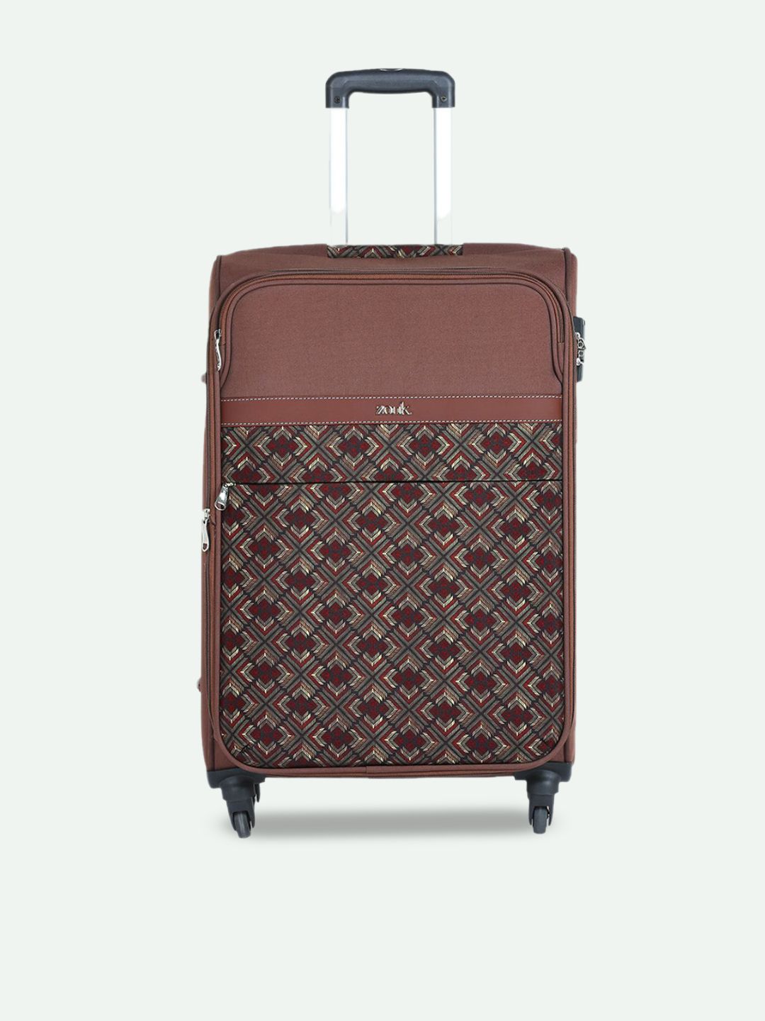 ZOUK Amritsar Phulkari Avasa Medium Trolley Bag-picture-15