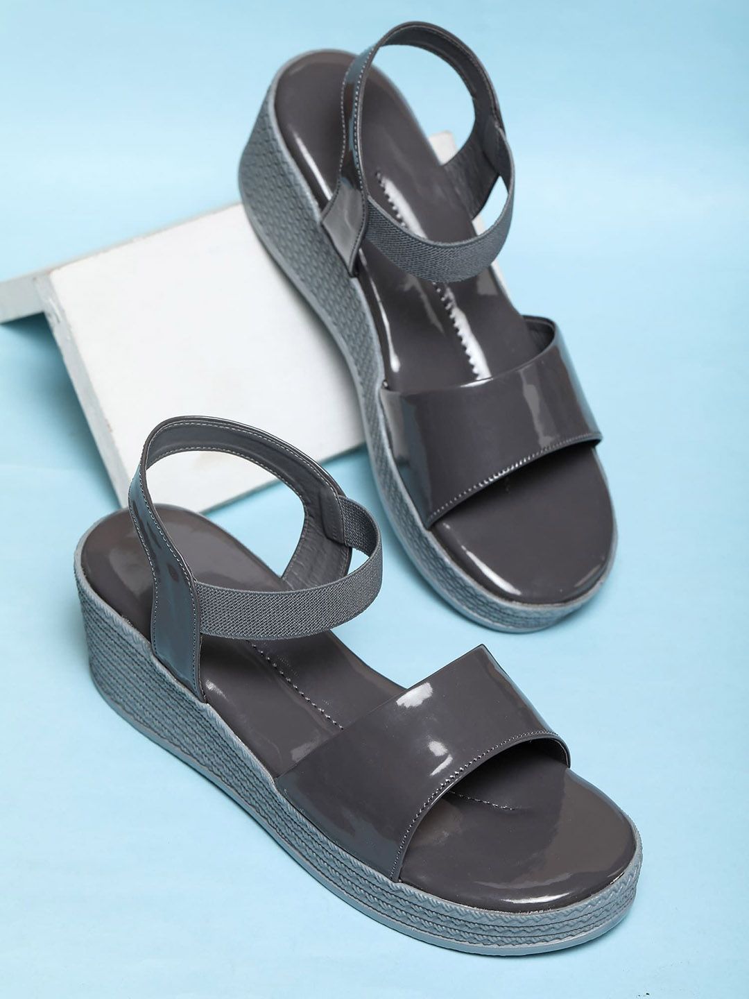 FABBMATE Open Toe Flatform Heels-picture-51