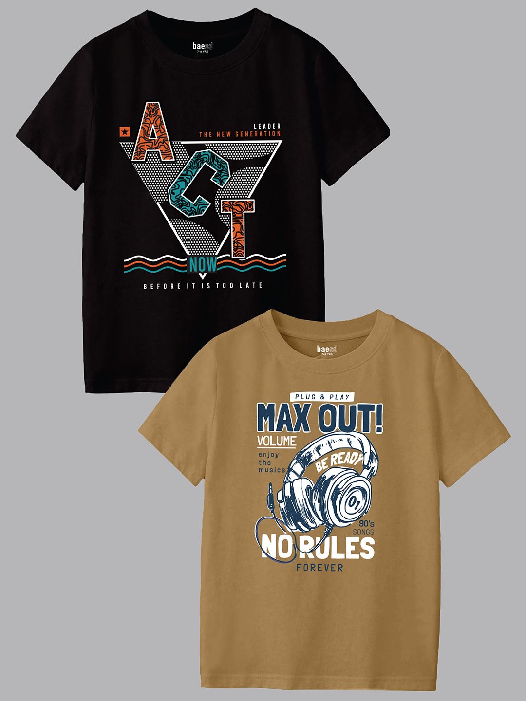 BAESD Boys 2 Printed Applique T-shirt-picture-10