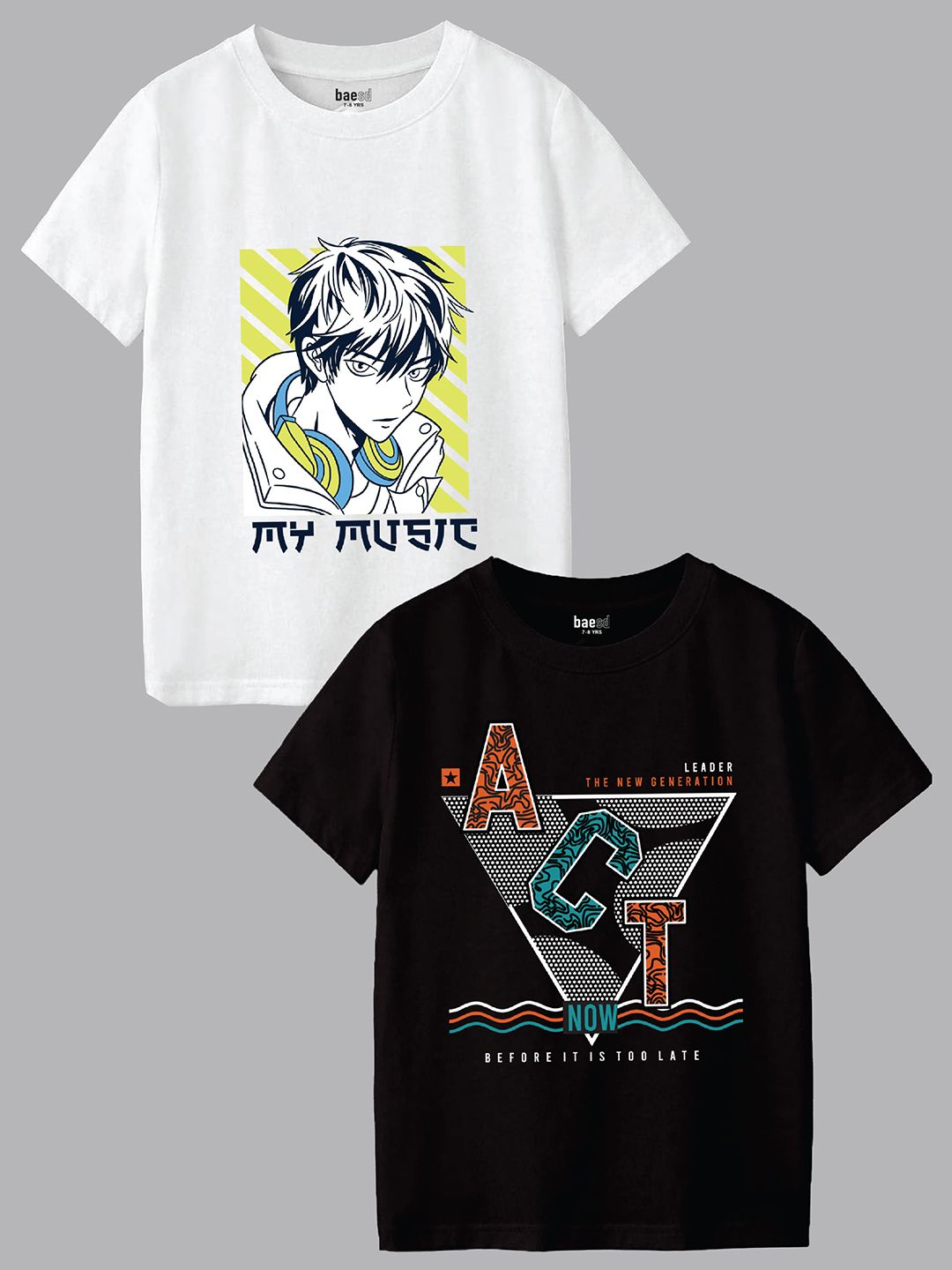 BAESD Boys 2 Printed Applique T-shirt-picture-12