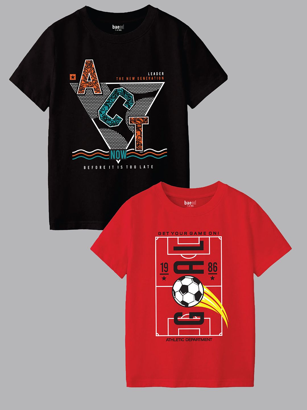 BAESD Boys 2 Printed Applique T-shirt-picture-18