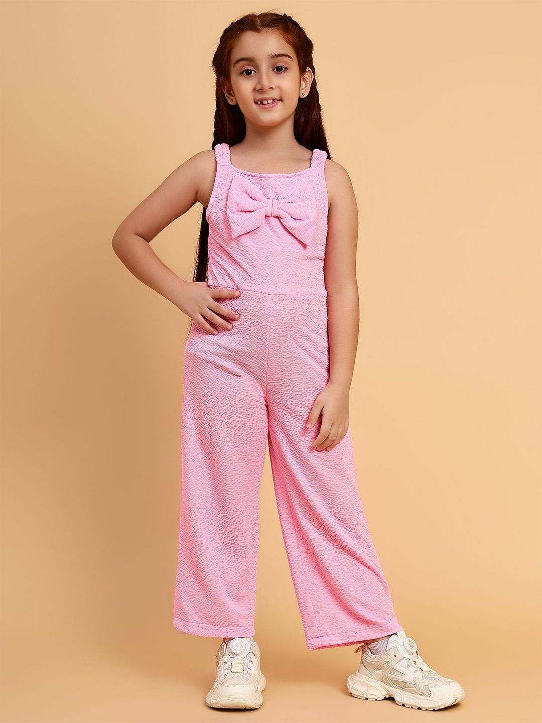 YK Girls Cotton Basic Jumpsuit-picture-20