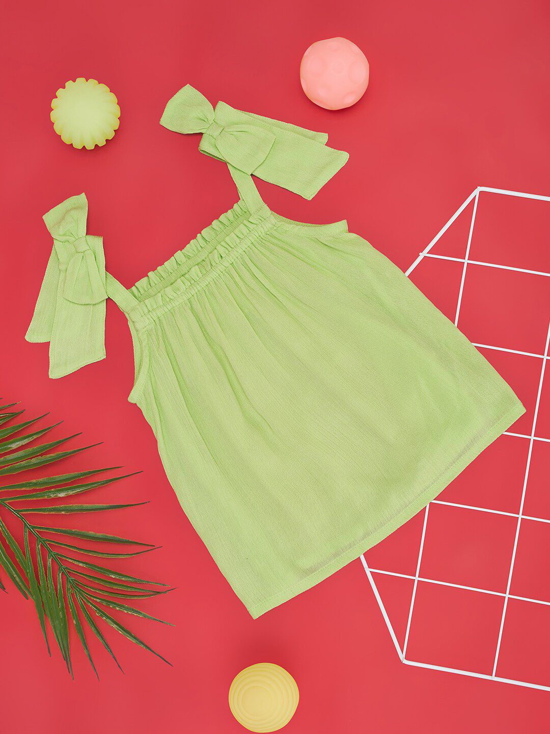 Pantaloons Junior Print Kimono Sleeve Blouson Top-picture-55