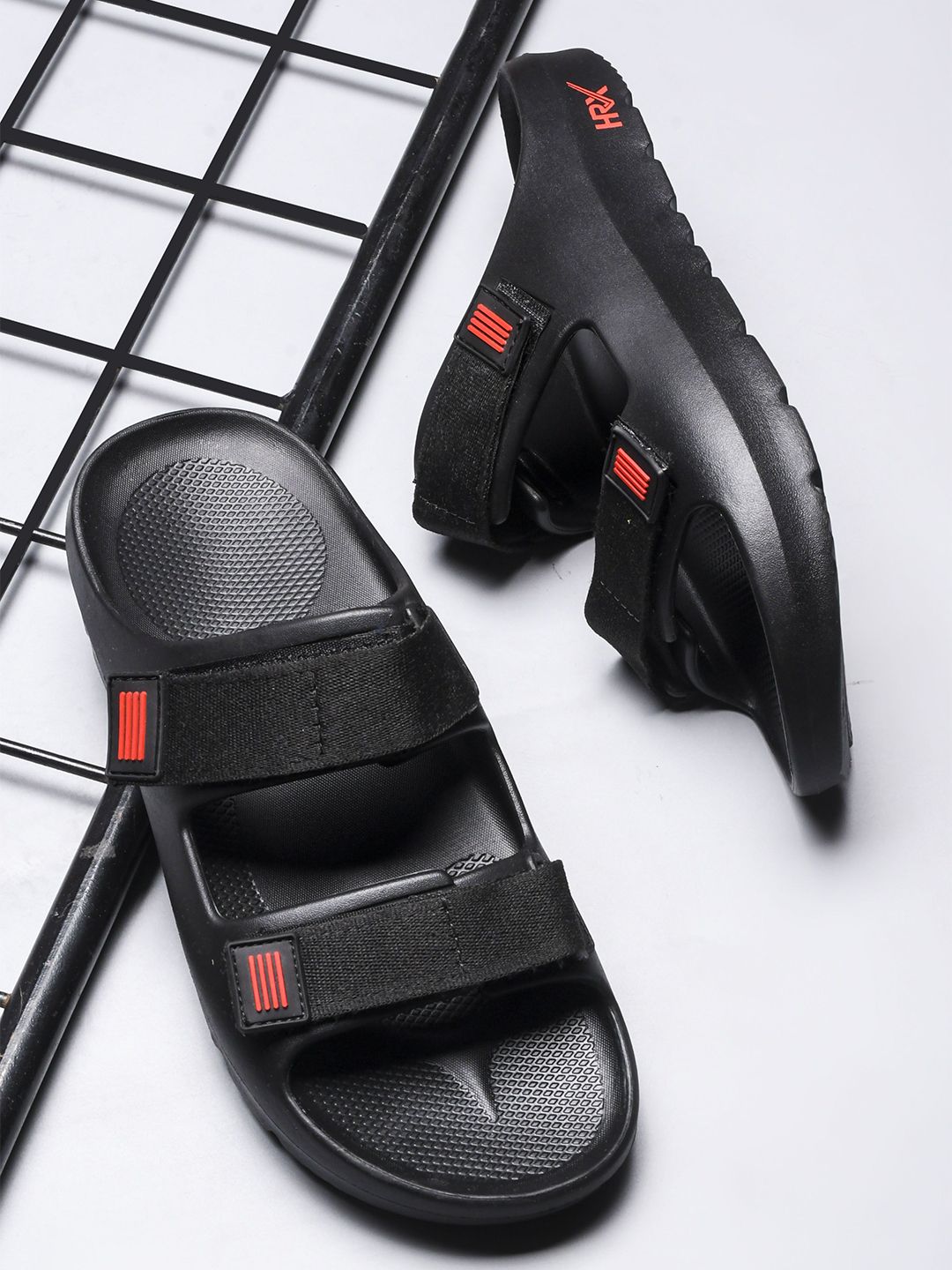 HRX by Hrithik Roshan Men Black Rubber Slip-On-picture-32