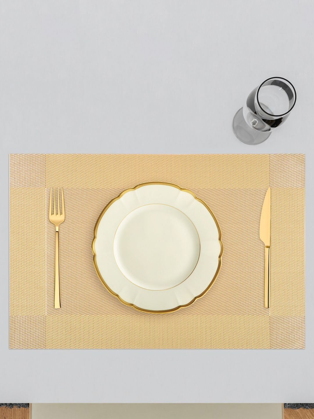 Kuber Industries 6 Pieces Rectangular Table Placemats-picture-47