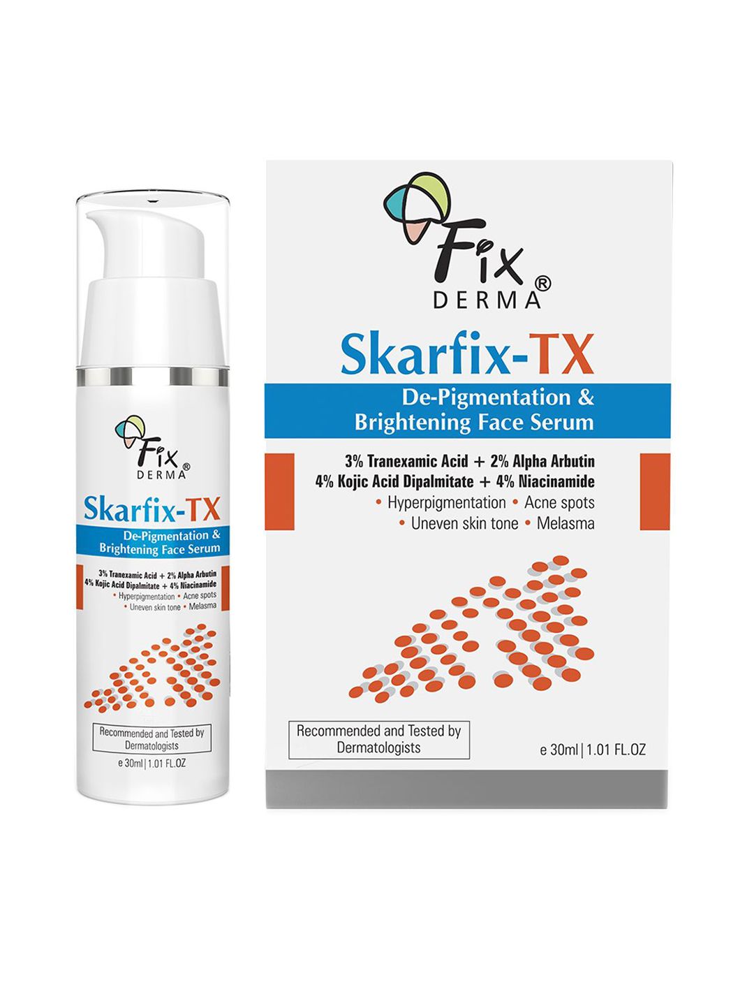 FIXDERMA Skarfix-TX De-Pigmentation & Brightening Face Serum-30ml-picture-45