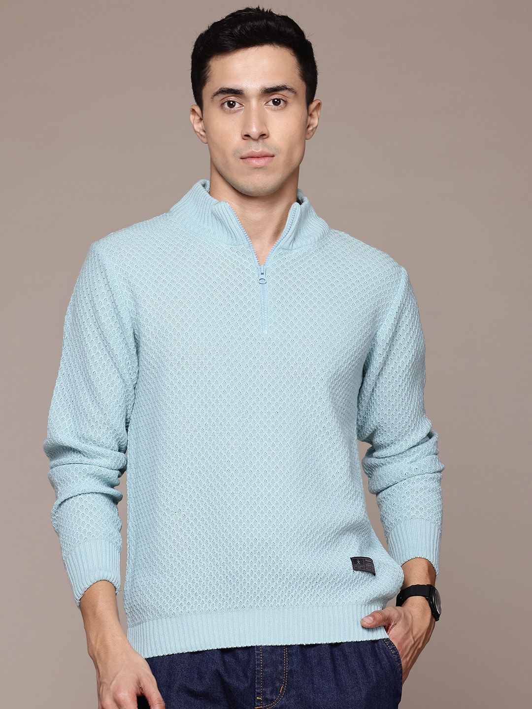 The Roadster Lifestyle Co. Acrylic Self-Design Pullover