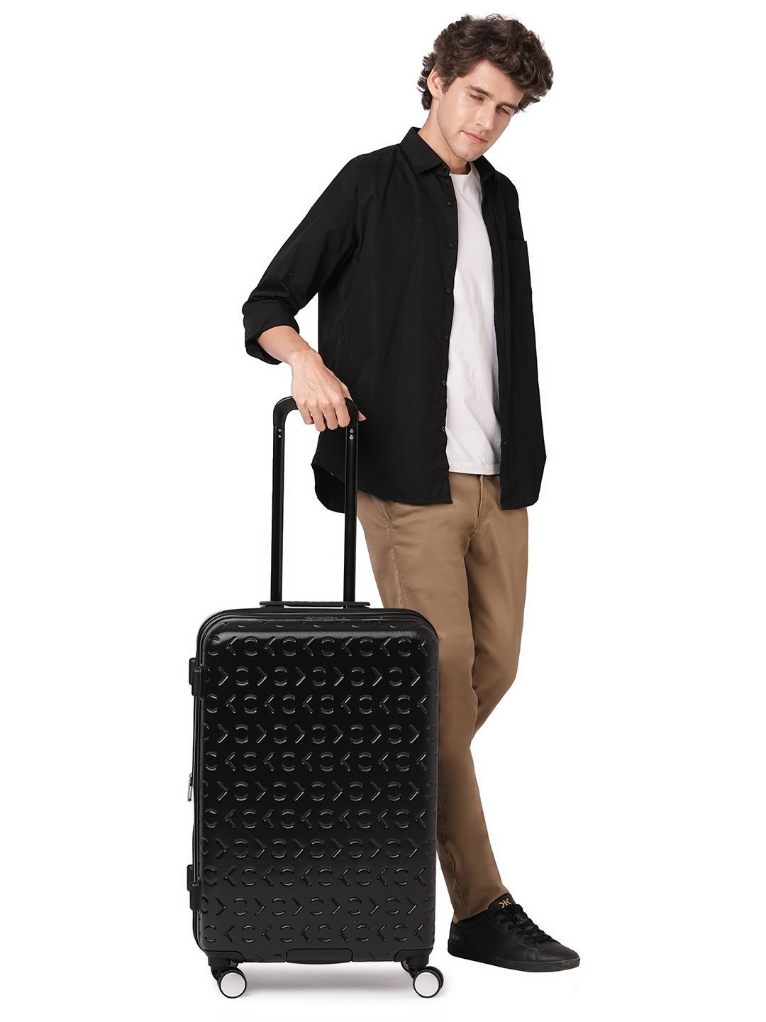 Calvin Klein Hard-Sided Medium Trolley Suitcase-image-5