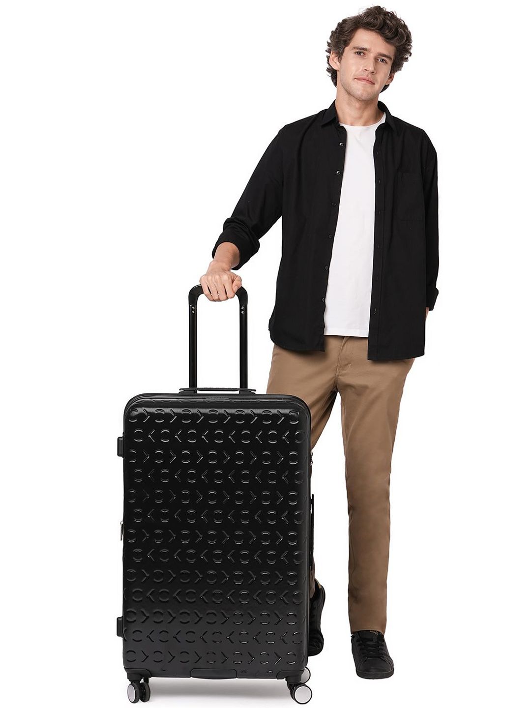 Calvin Klein Fly Control Hard-Sided Large Luggage Suitcase-image-15
