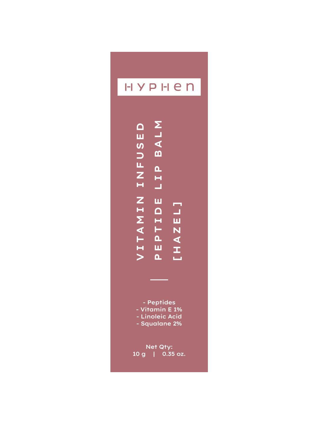 Hyphen Vitamin Infused Peptide Lip Balm with Squalane 10 g - Hazel-image-36