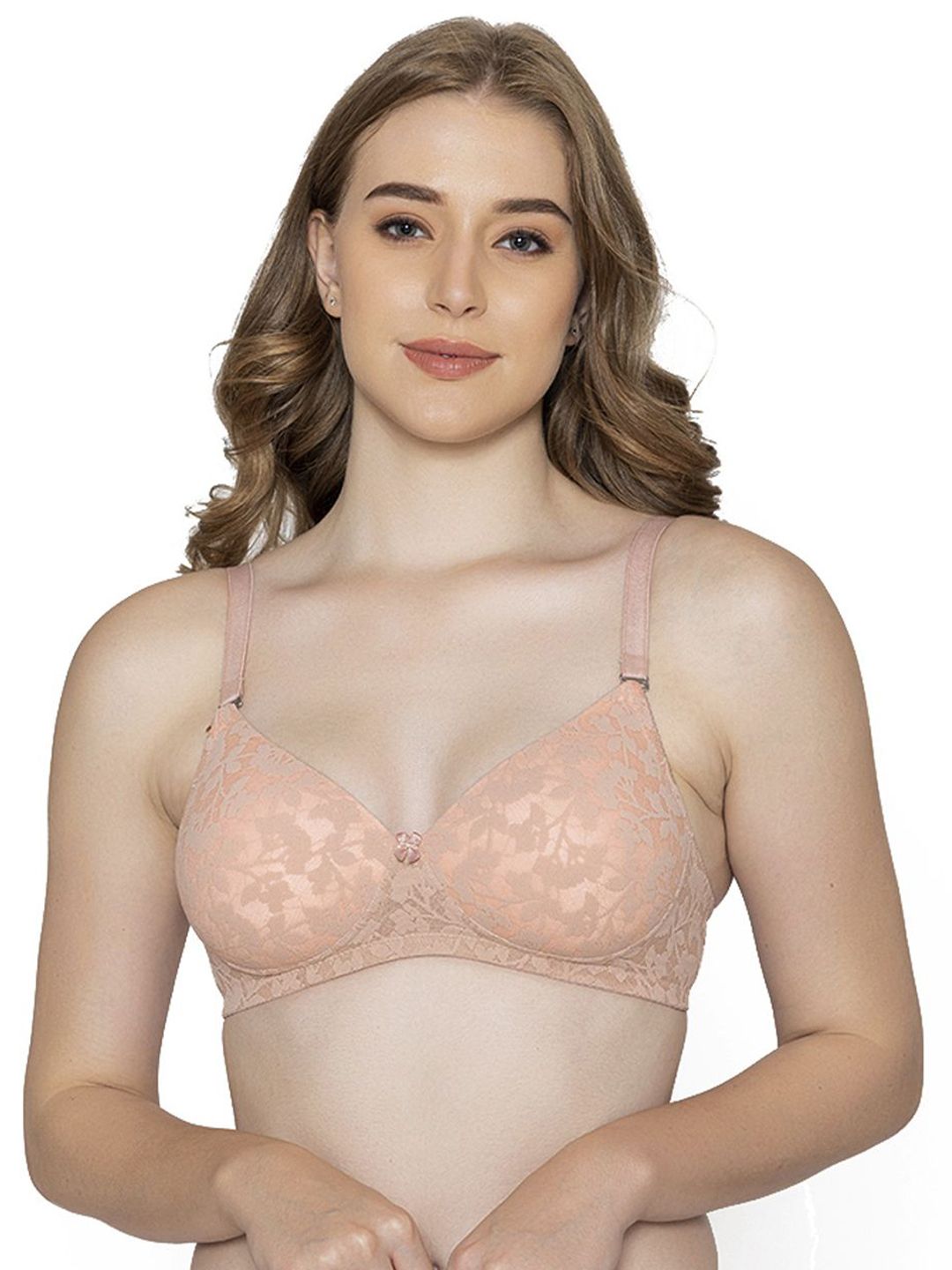 B'ZAR Floral Full Coverage Lightly Padded Everyday Bra