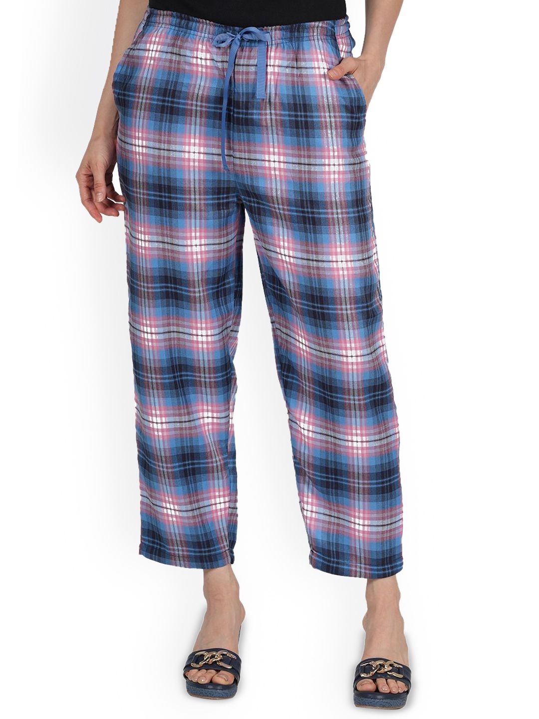 Style Shoes Women Checked Trousers-picture-24