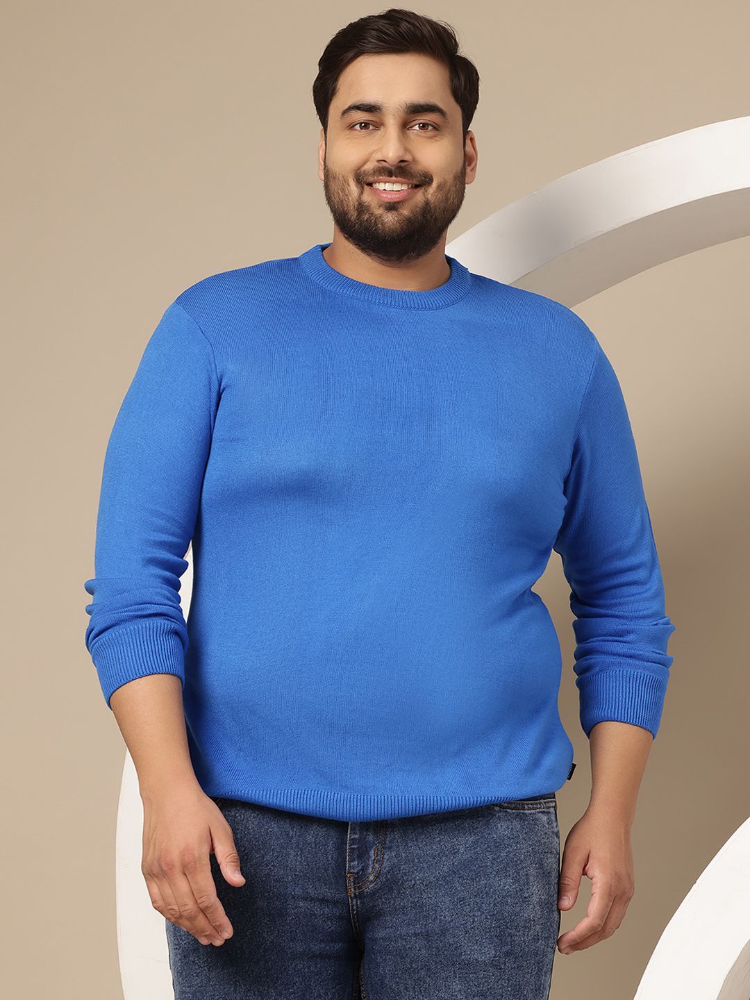Sztori Plus Size Acrylic Pullover-picture-55