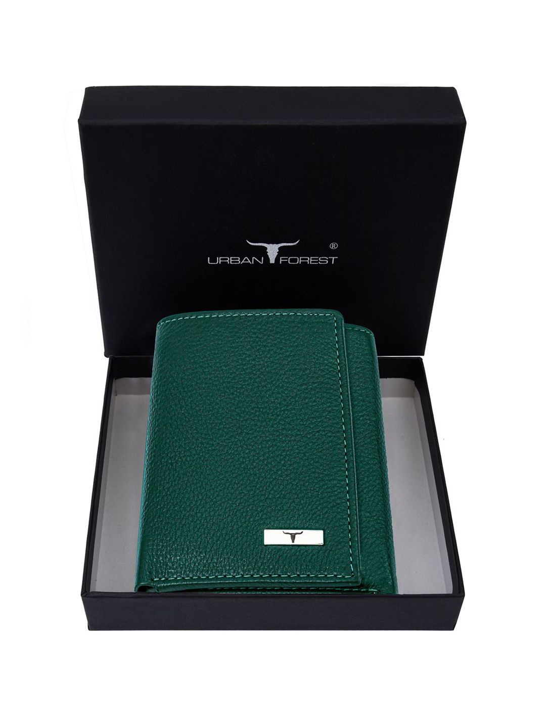 URBAN FOREST Men Buckle Detail Leather Three Fold Wallet-picture-47